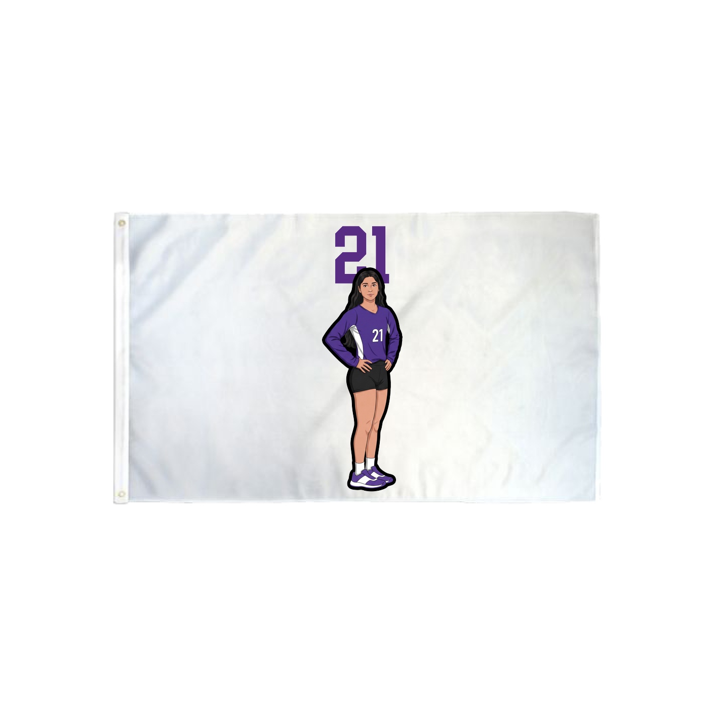 3x5 Flag — Number Top in Classic