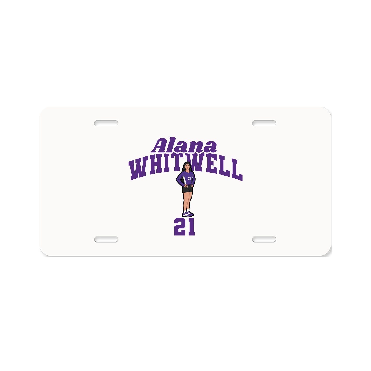 License Plate — Signature Arch in Classic