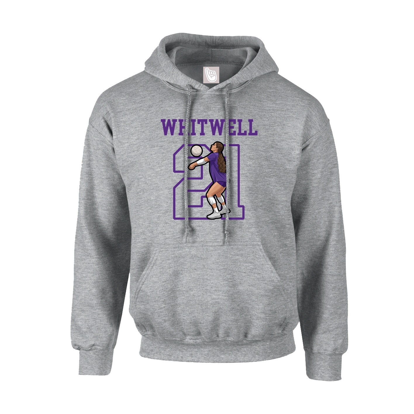 Hoodie — Shirsey in Grey