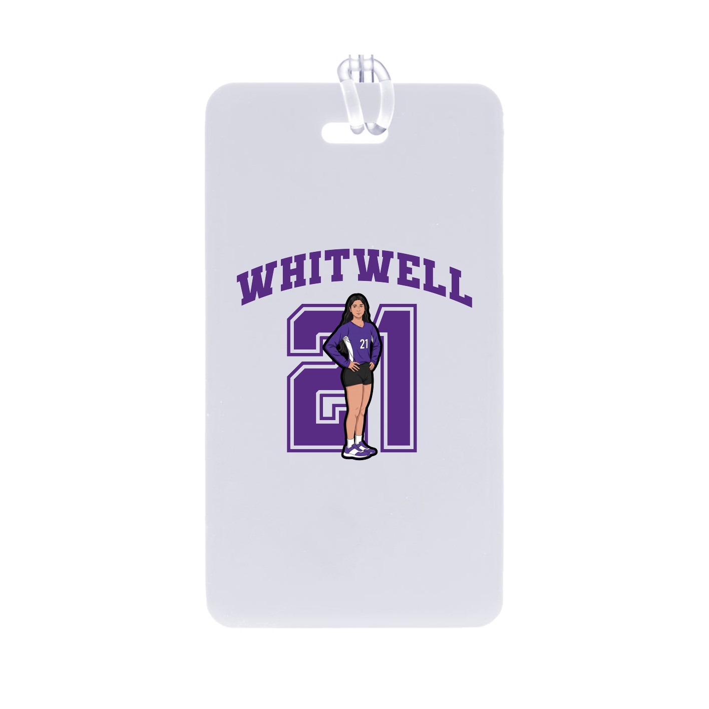 Bag Tag — Number in Classic