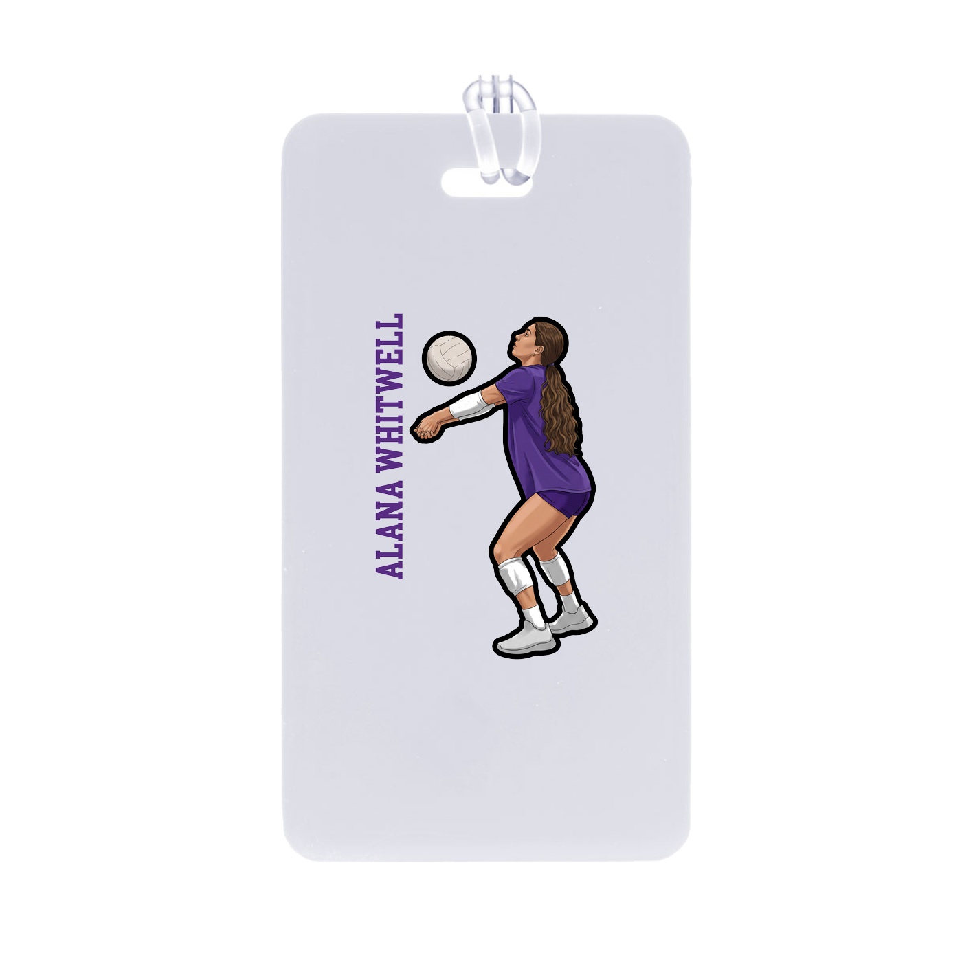 Bag Tag — Name Vertical in Classic