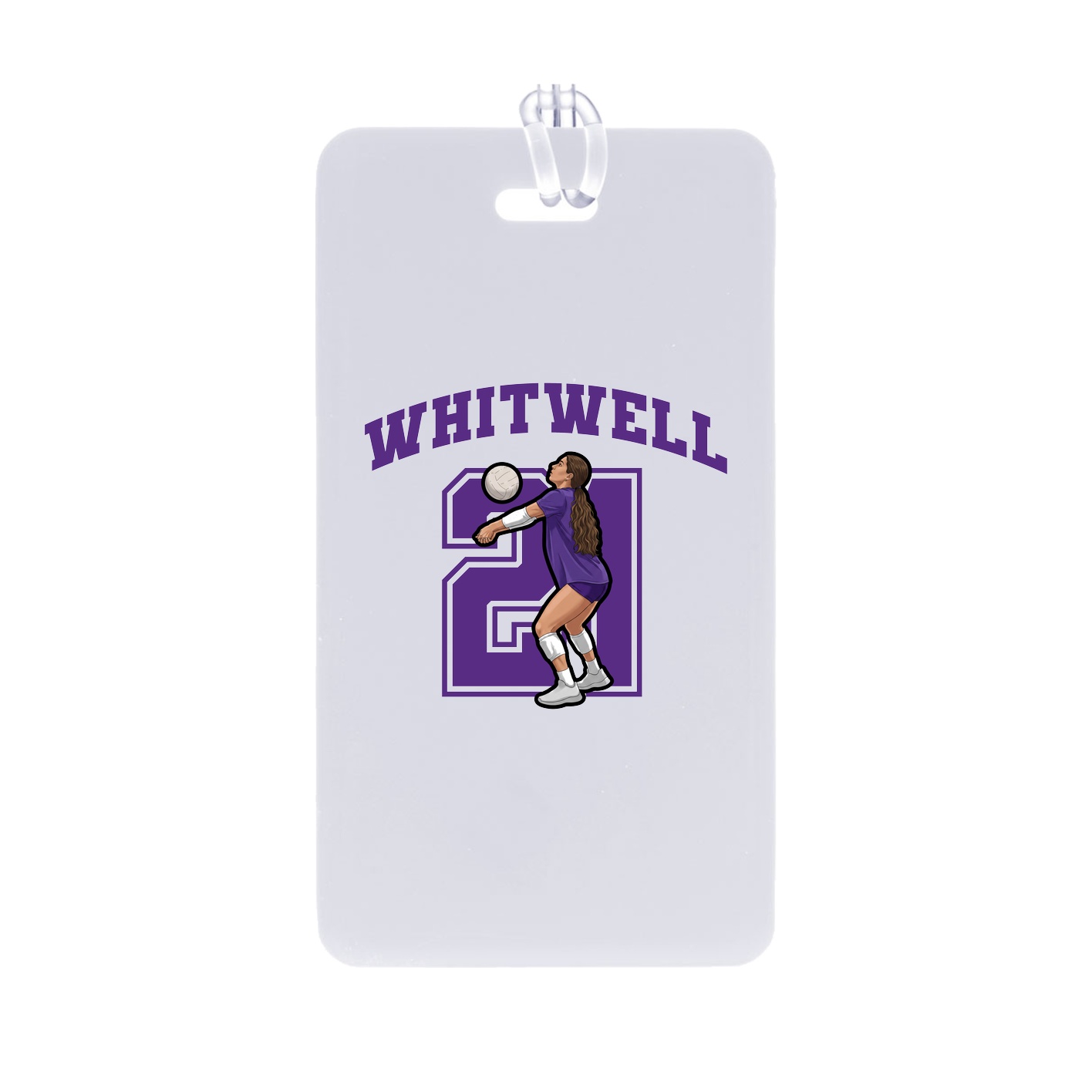 Bag Tag — Number in Classic