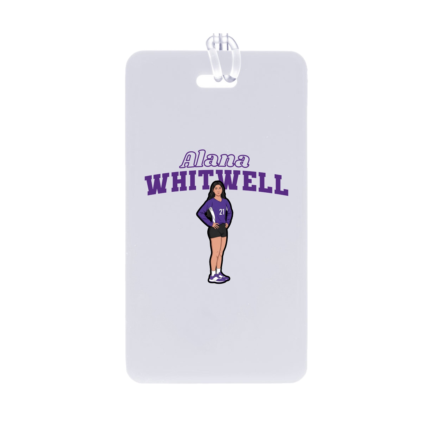 Bag Tag — Name Arch in Classic