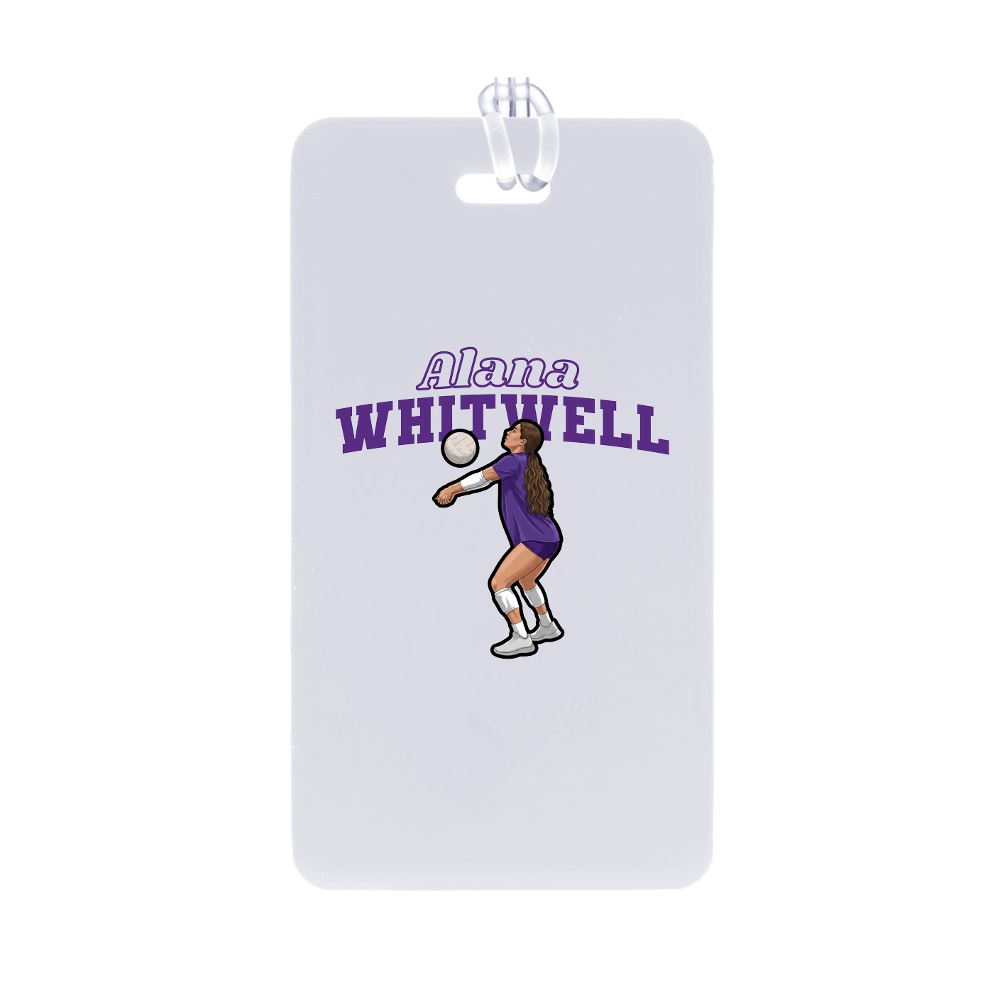 Bag Tag — Name Arch in Classic