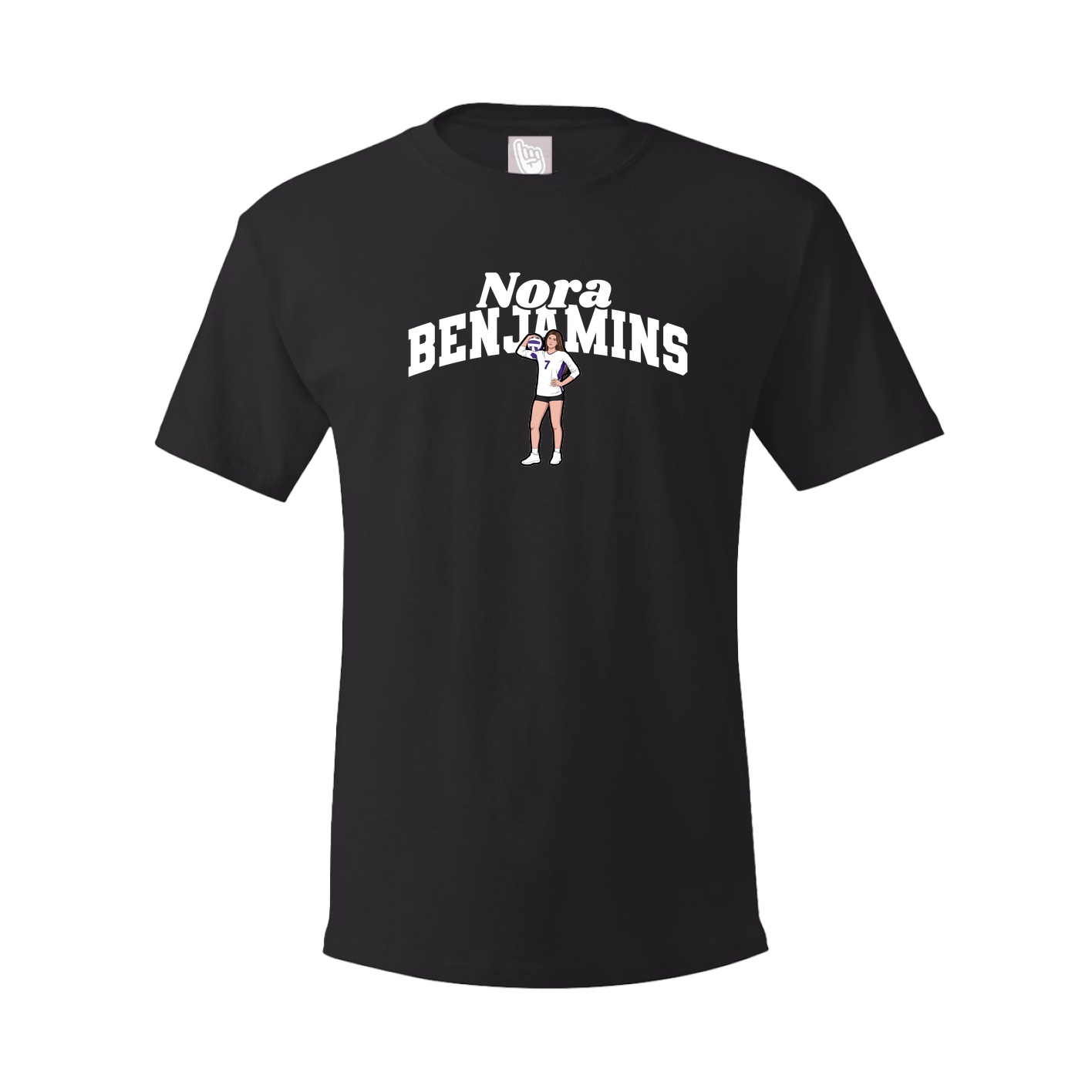 Youth Tee — Signature Arch in Black