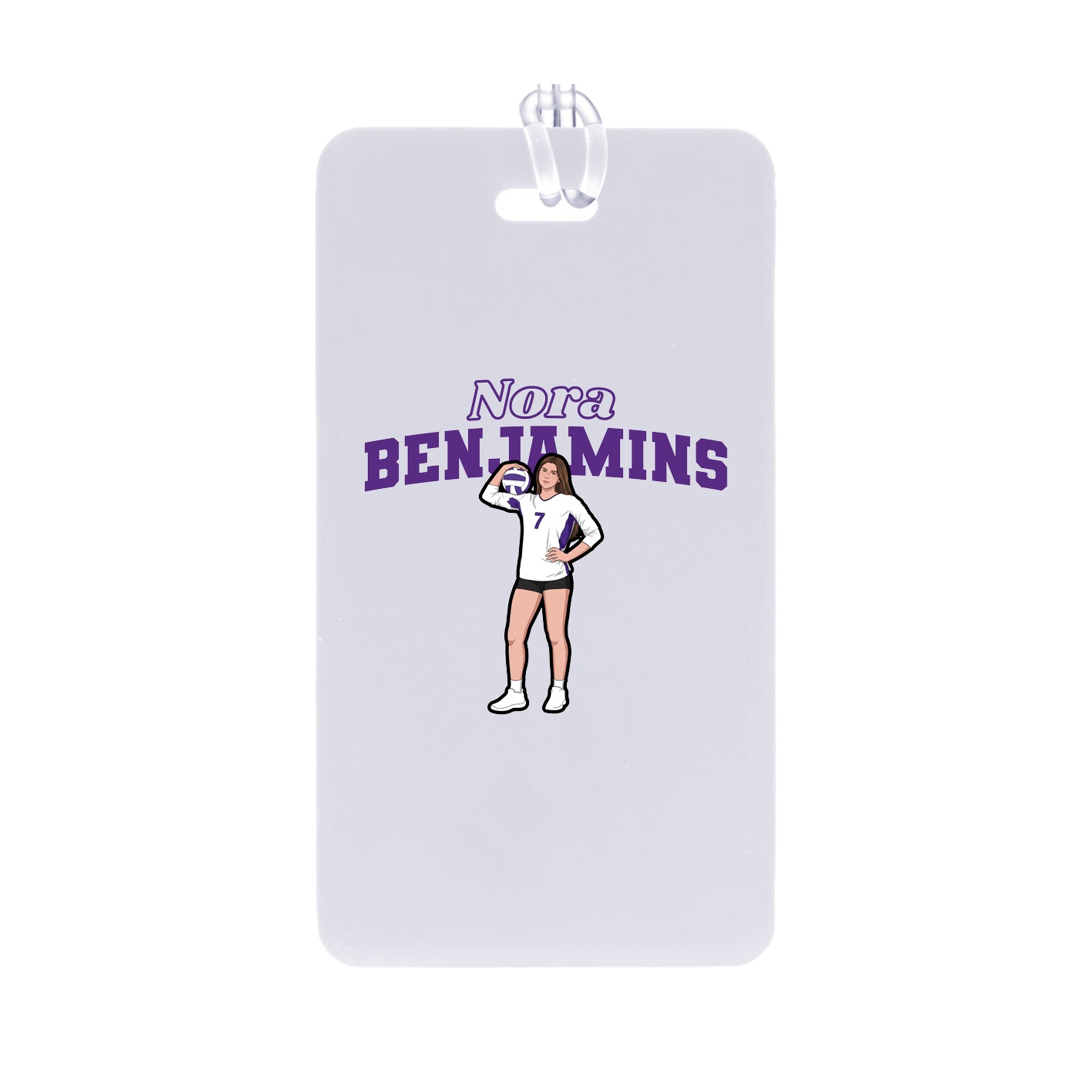 Bag Tag — Name Arch in Classic