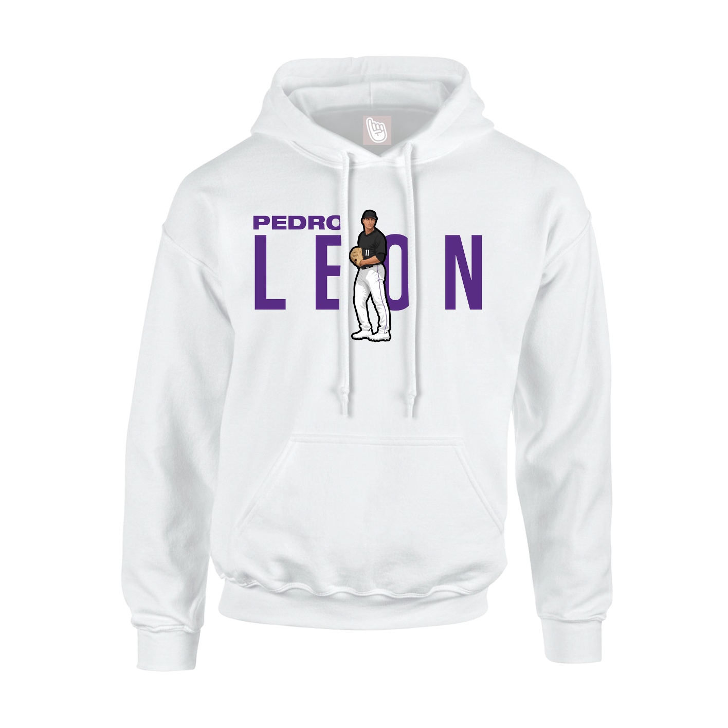 Hoodie — Player Name in White
