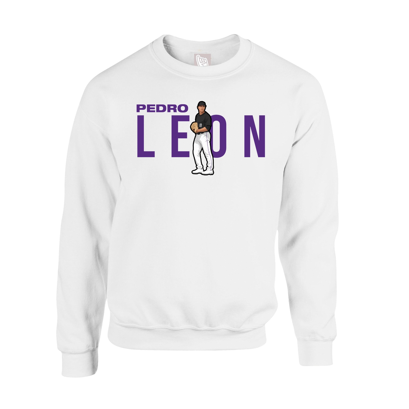 Fleece Crew — Player Name in White