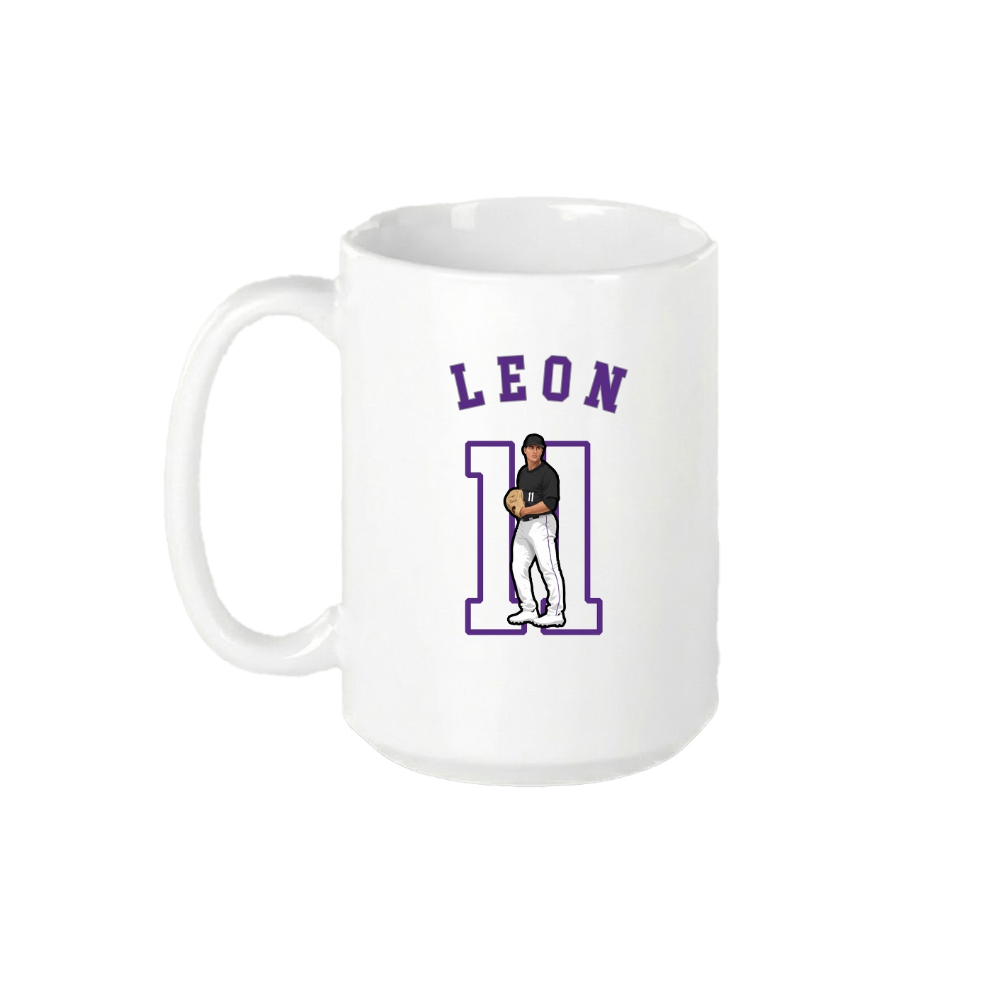15oz Coffee Mug — Shirsey Arch in White