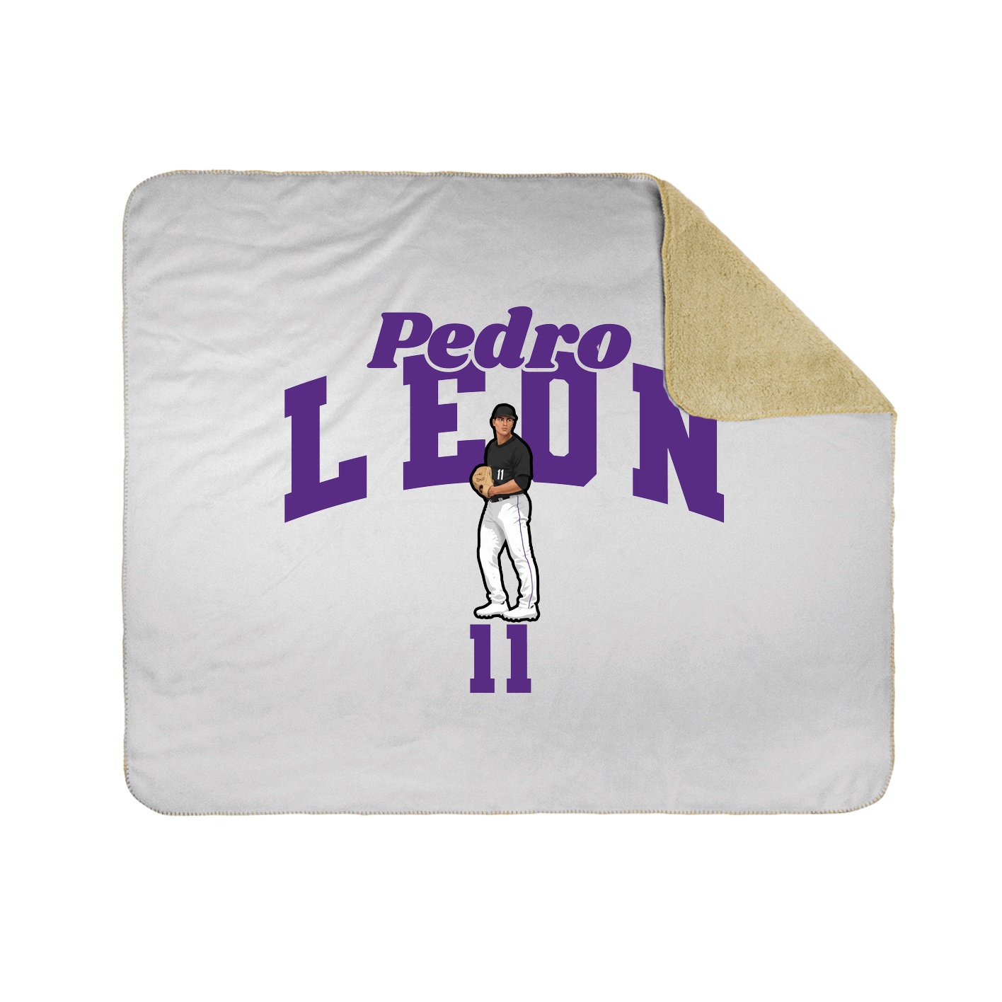 Throw Blanket — Signature Arch in White