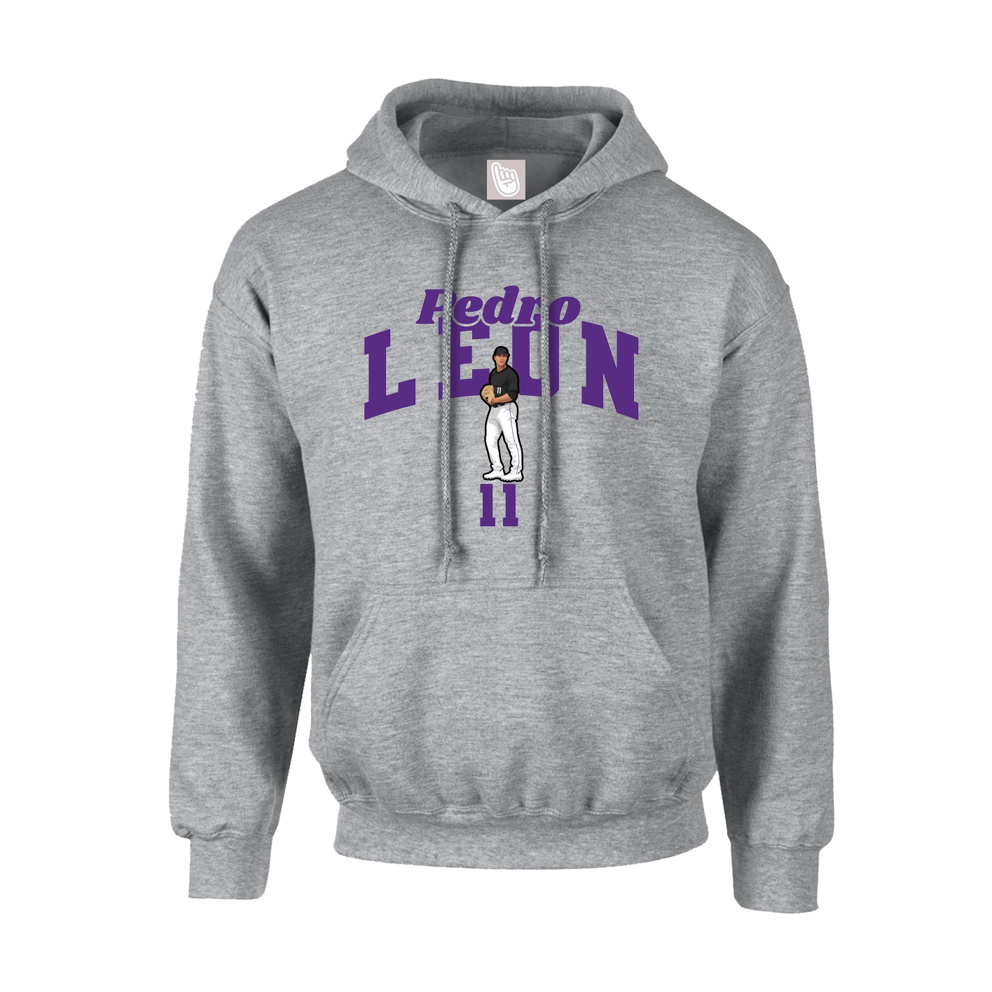 Hoodie — Signature Arch in Grey