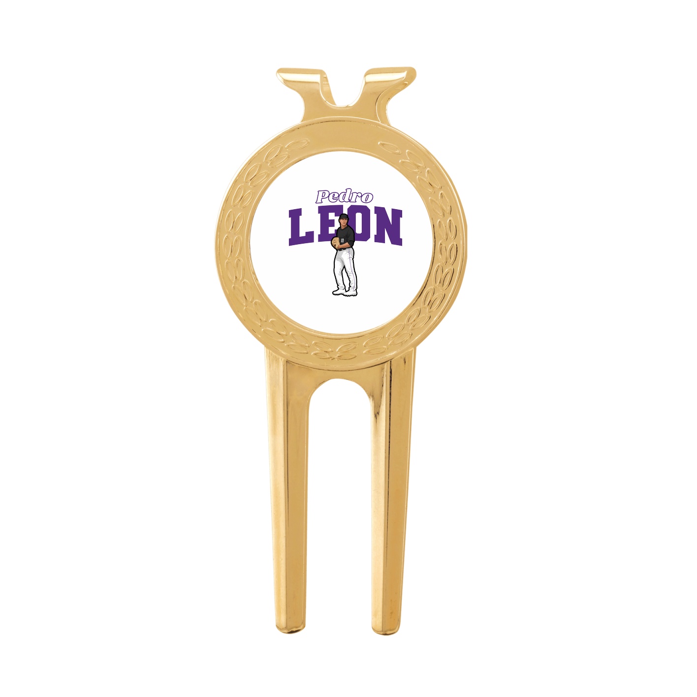 Divot Tool with Ball Marker — Name Arch in Classic