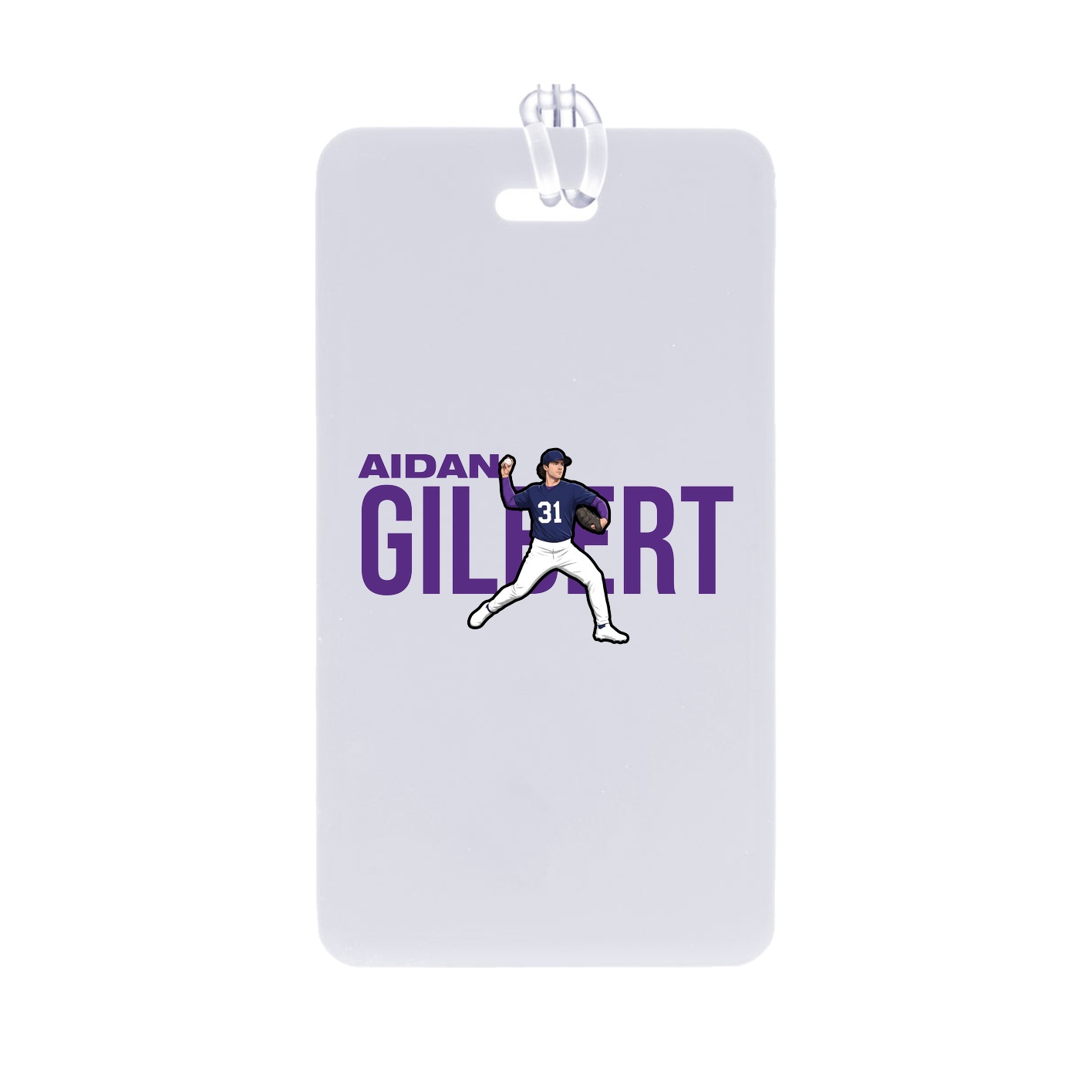 Bag Tag — Player Name in Classic