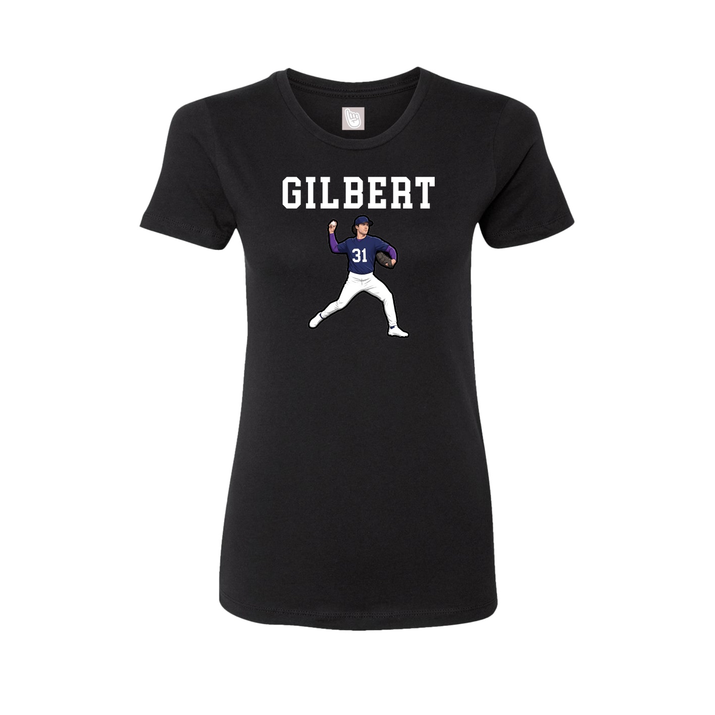 Fitted Women's Tee — Shirsey in Black