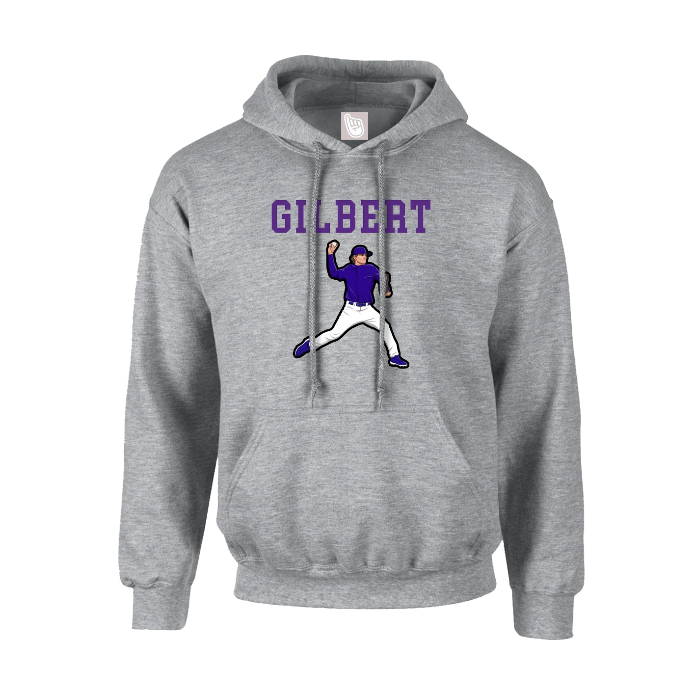 Hoodie — Shirsey in Grey