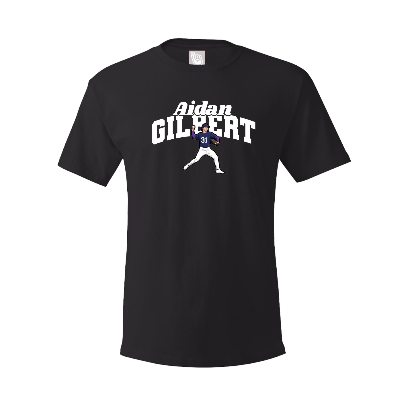 Tee — Signature Arch in Black