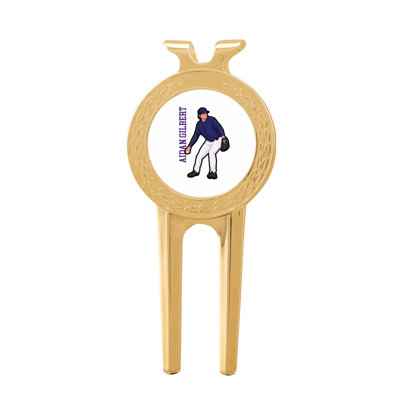 Divot Tool with Ball Marker — Name Vertical in Classic