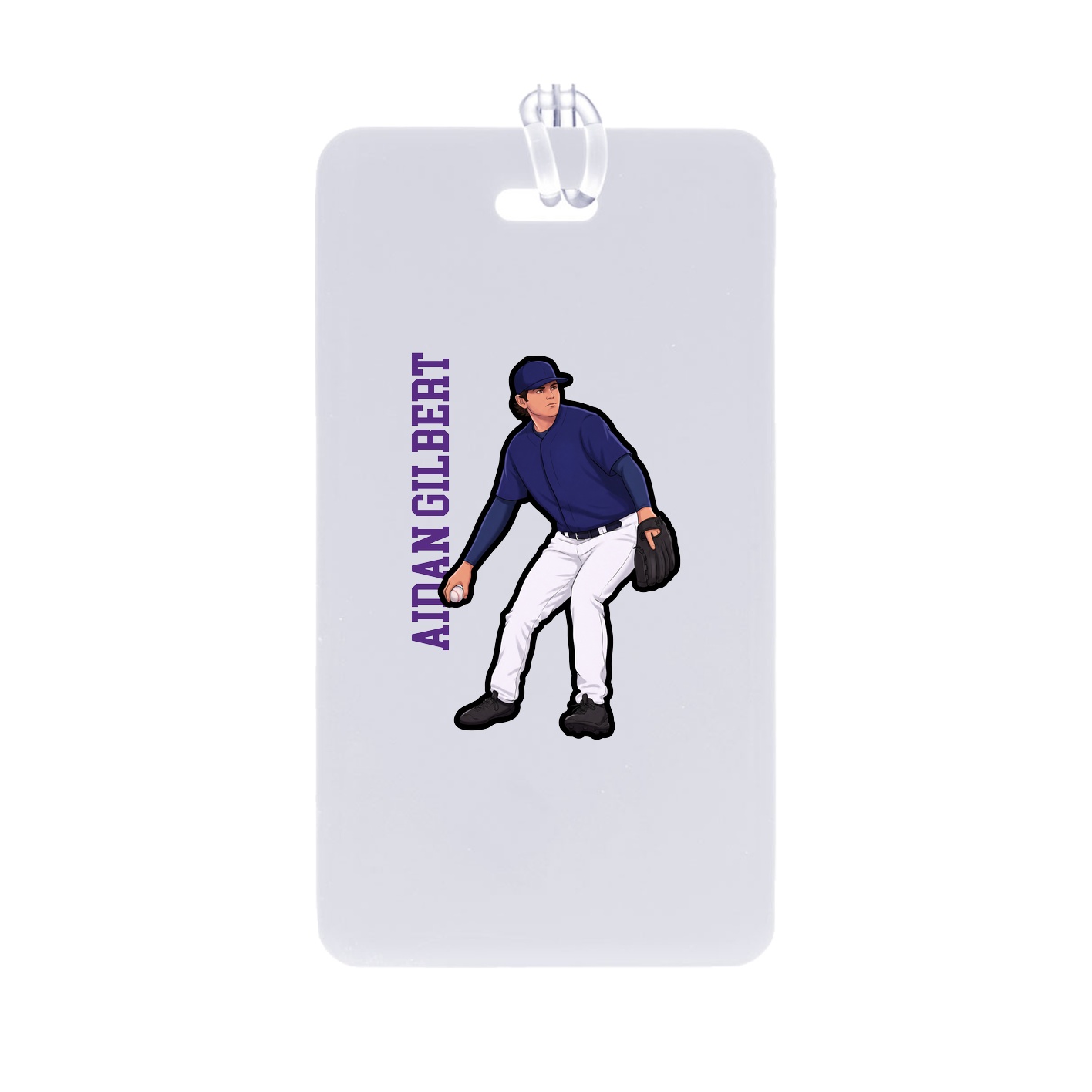 Bag Tag — Name Vertical in Classic