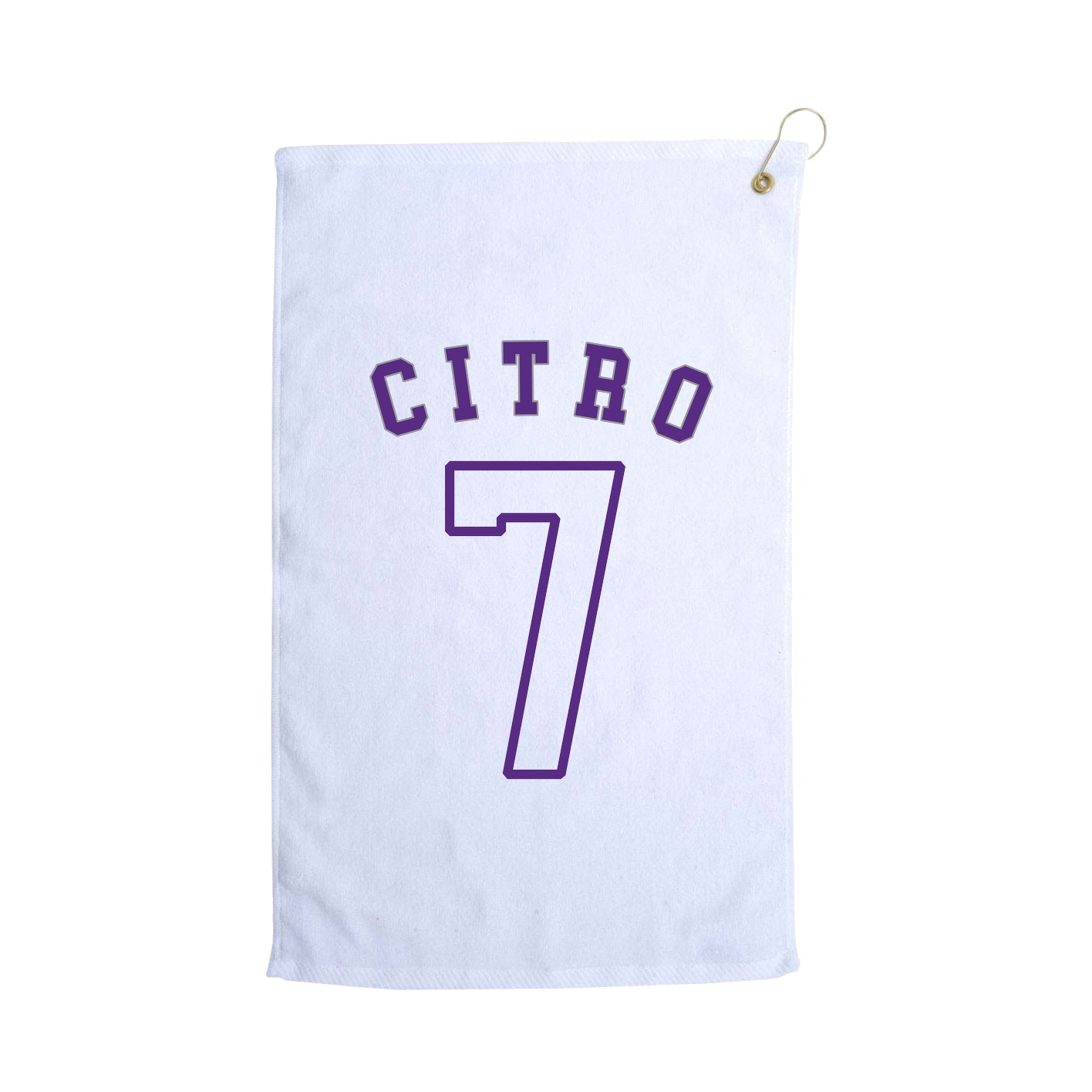 Golf Towel — Shirsey Arch in White