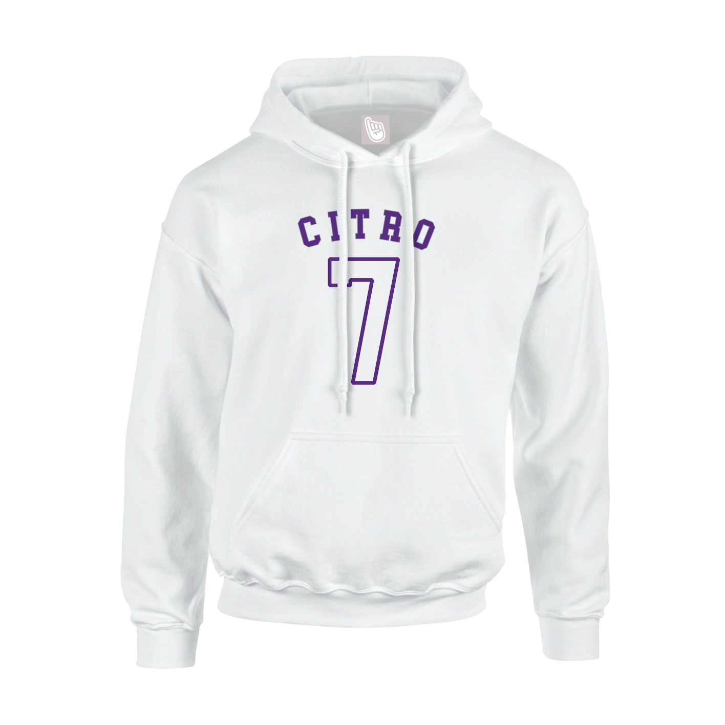 Hoodie — Shirsey Arch in White