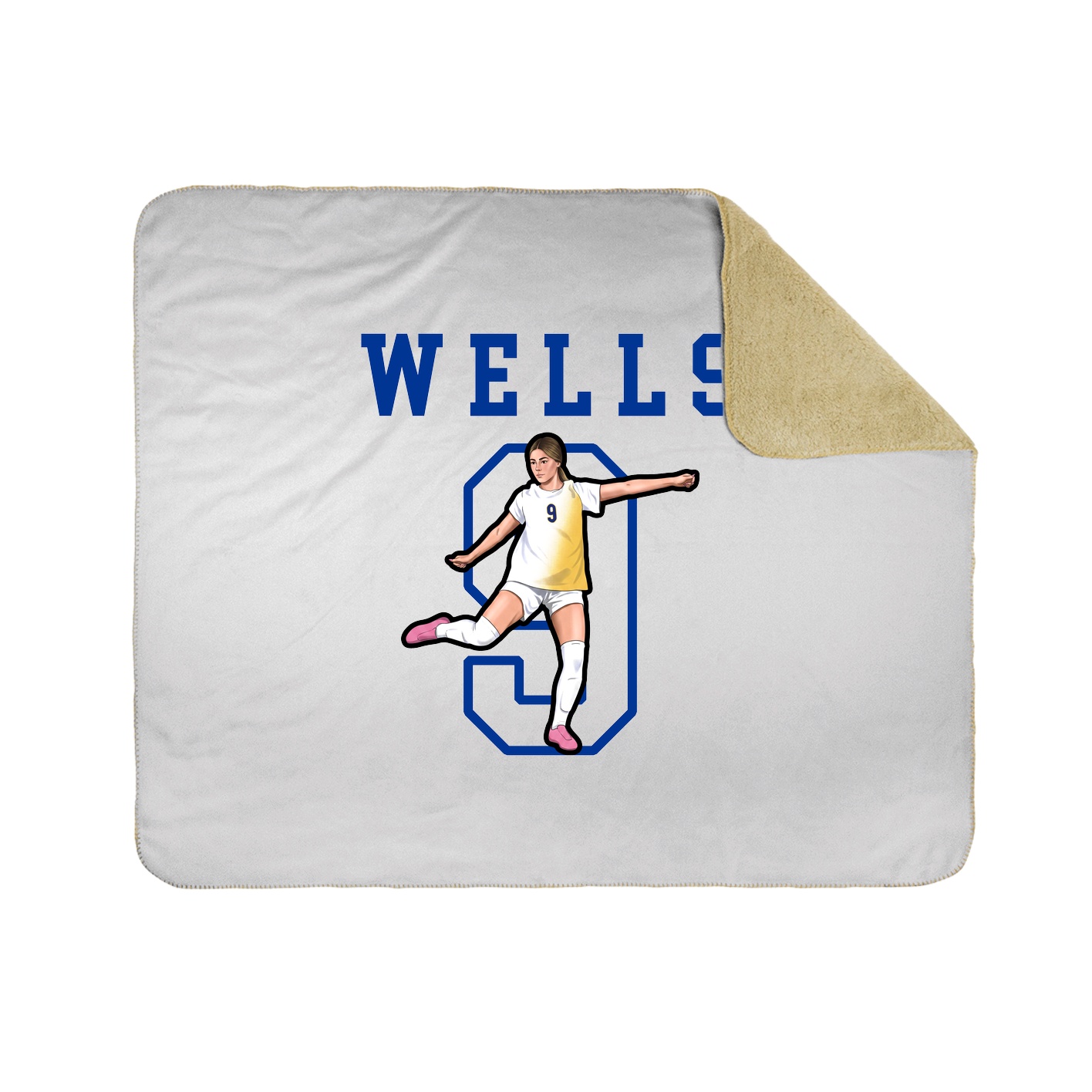 Throw Blanket — Shirsey in White