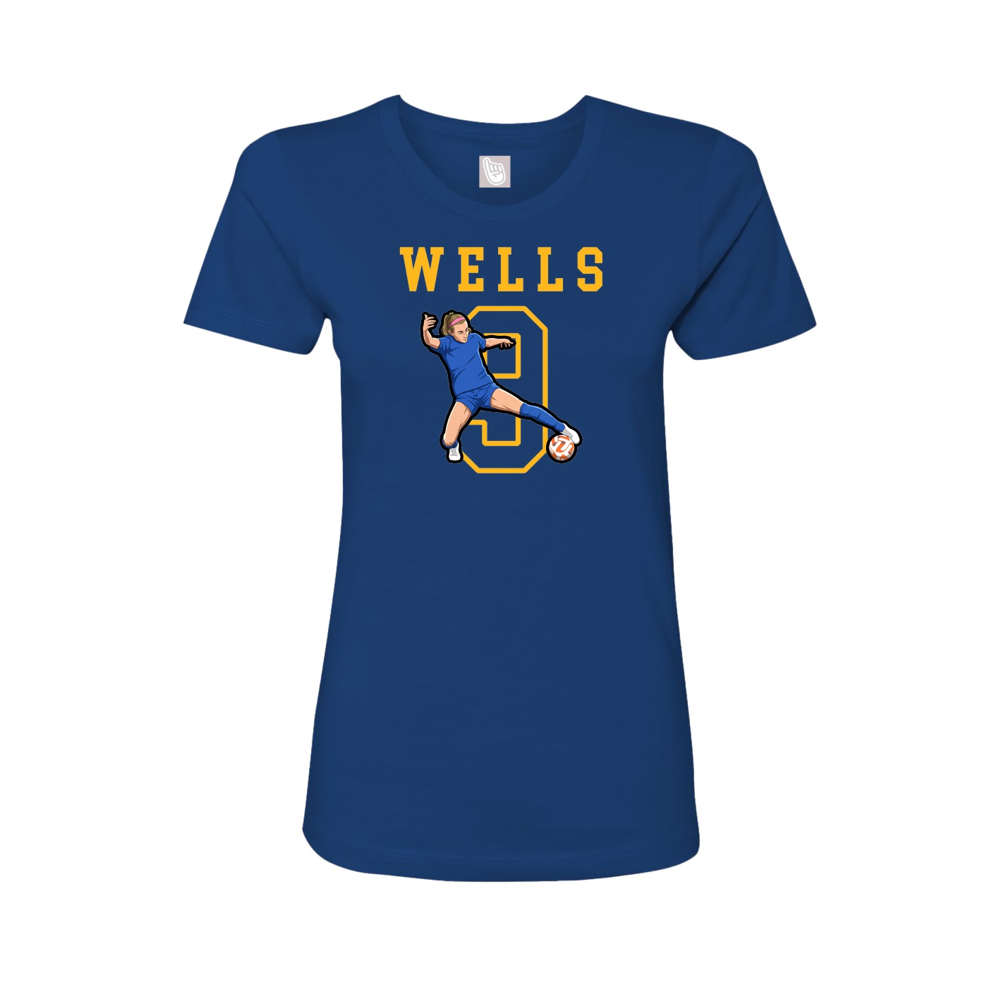 Fitted Women's Tee — Shirsey in Royal