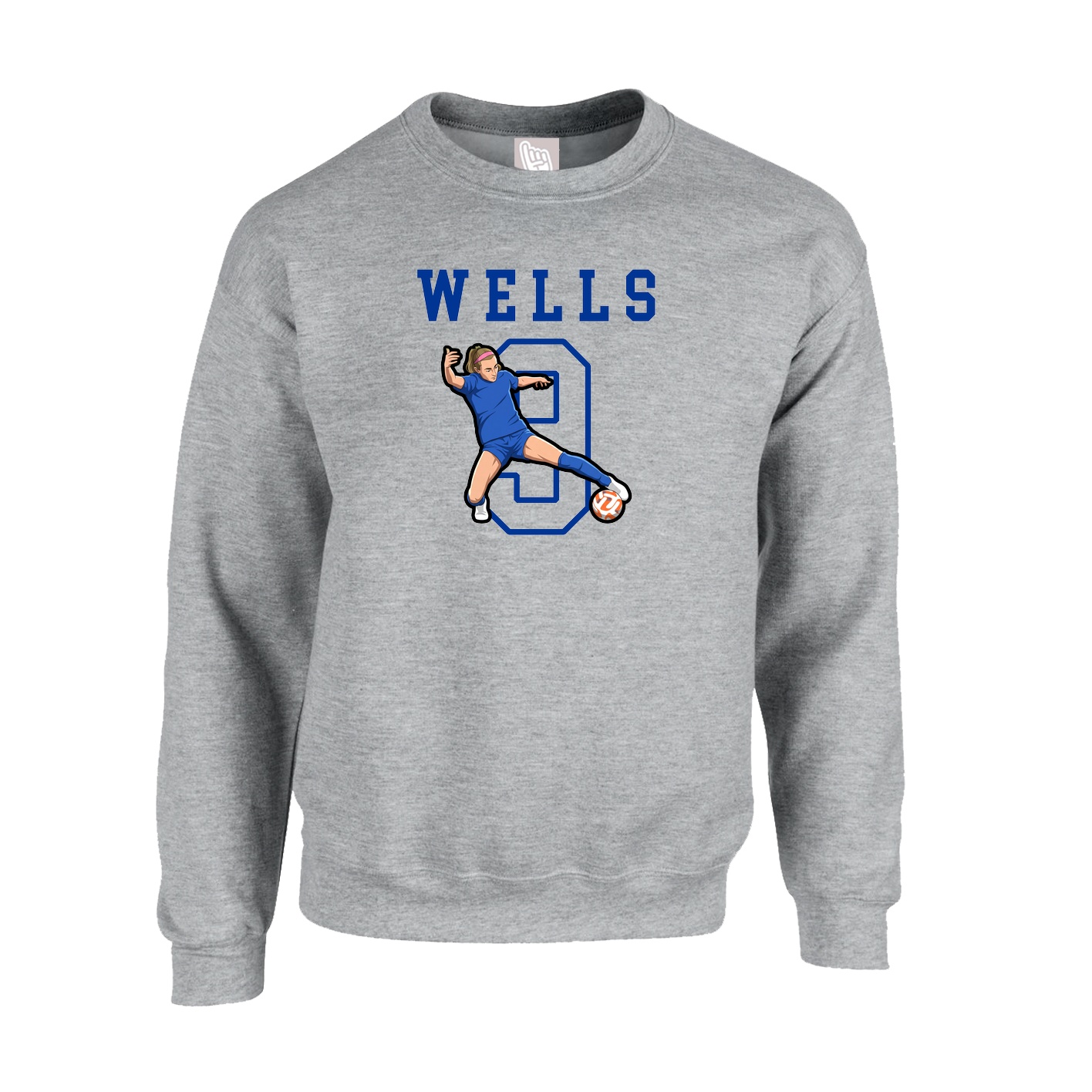 Fleece Crew — Shirsey in Grey