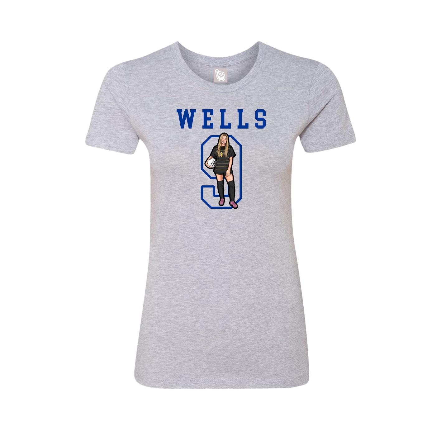 Fitted Women's Tee — Shirsey in Grey