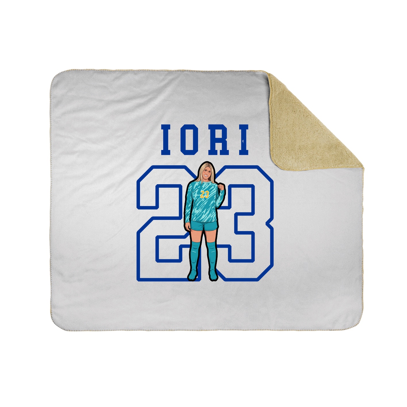 Throw Blanket — Shirsey in White