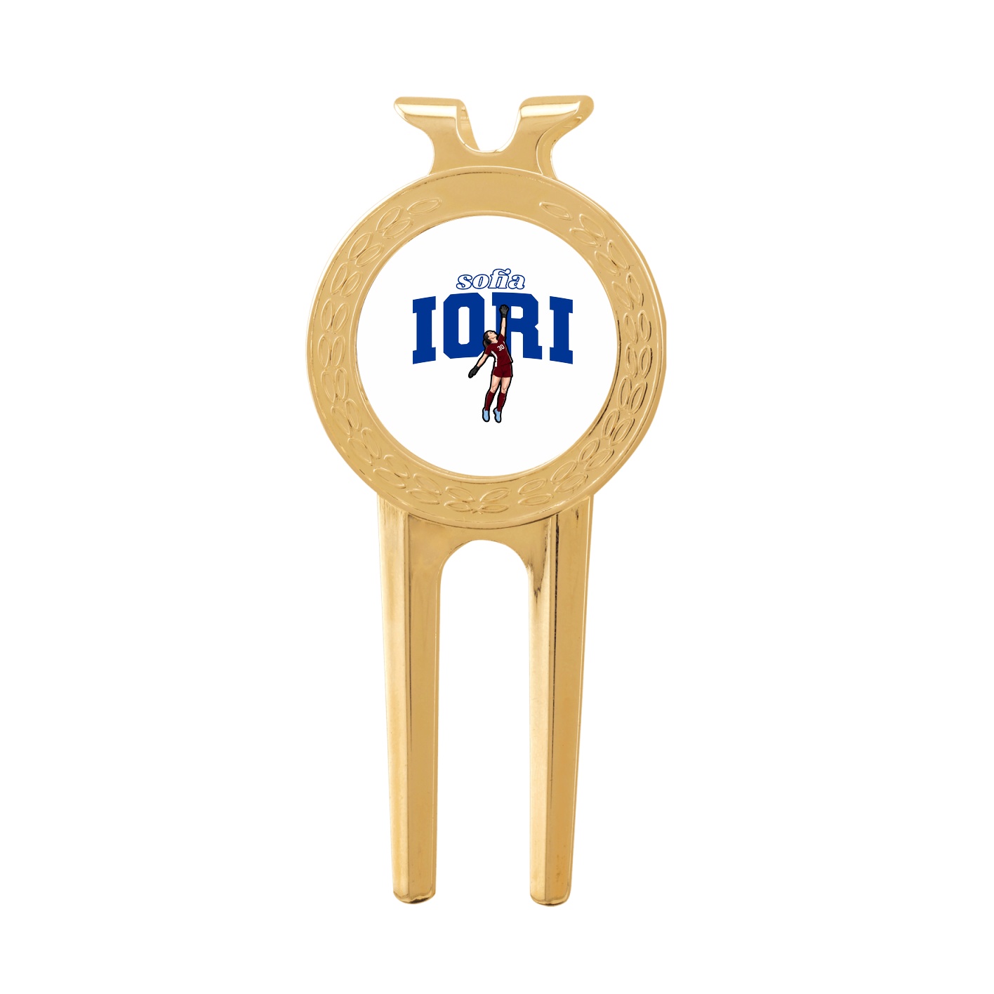 Divot Tool with Ball Marker — Name Arch in Classic