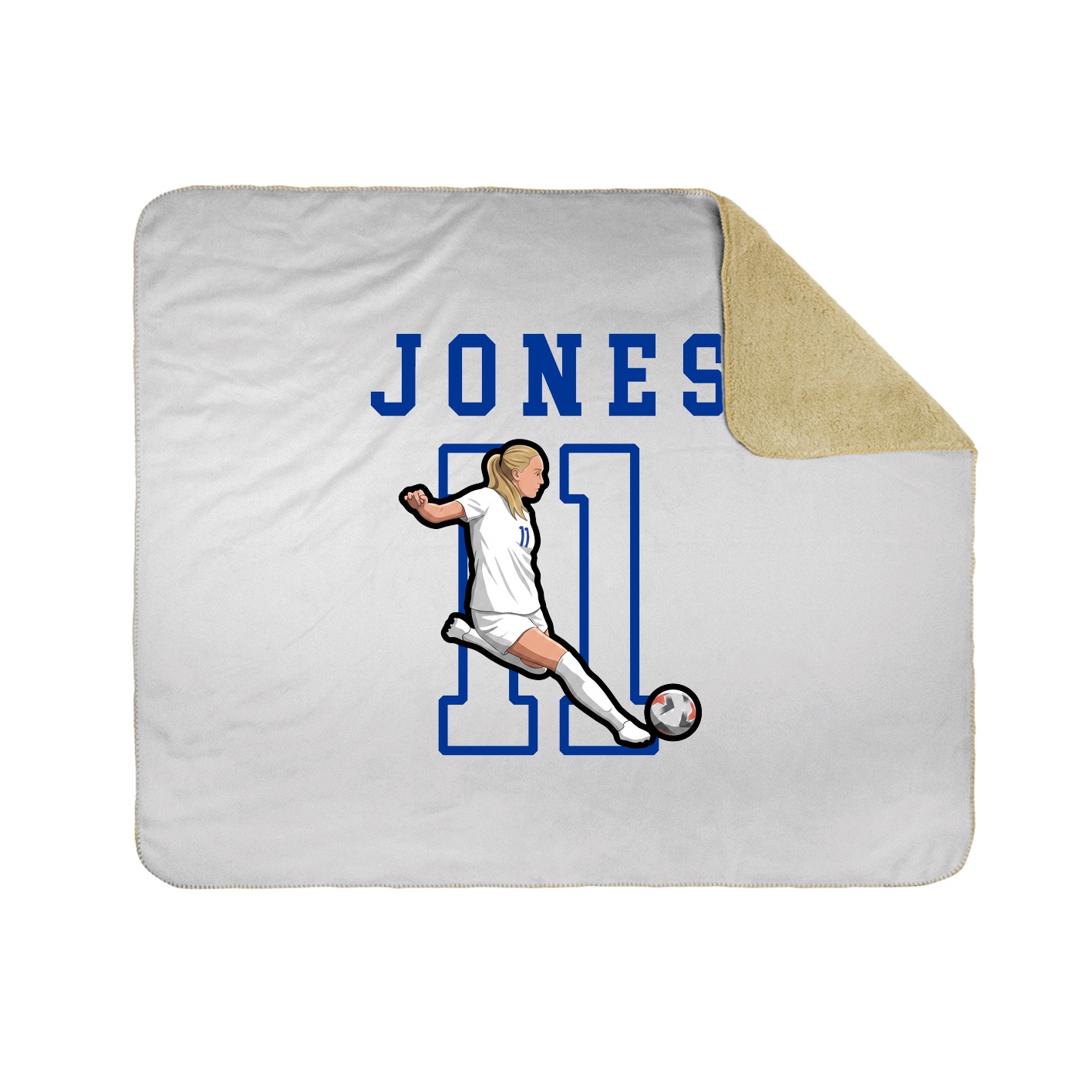 Throw Blanket — Shirsey in White
