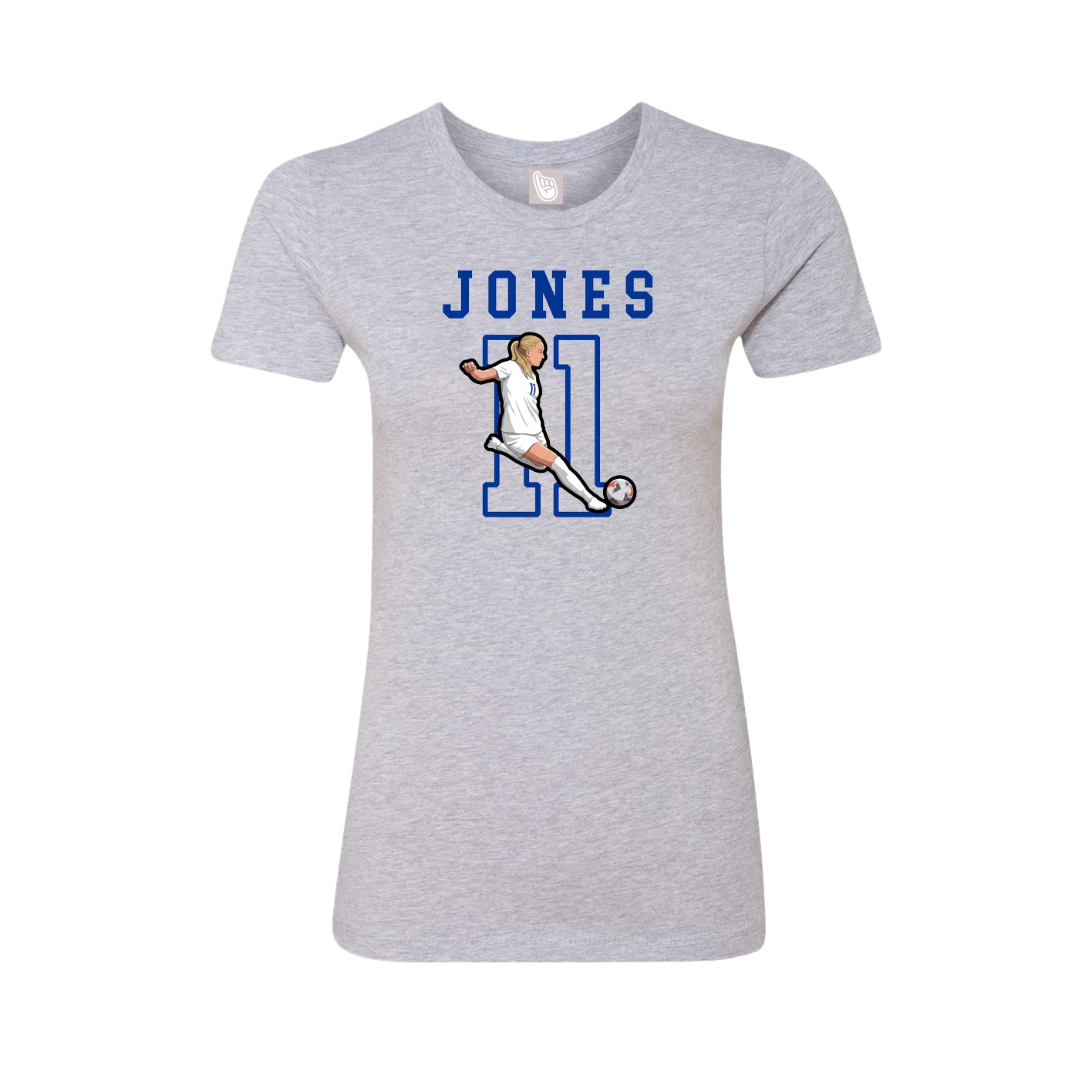 Fitted Women's Tee — Shirsey in Grey