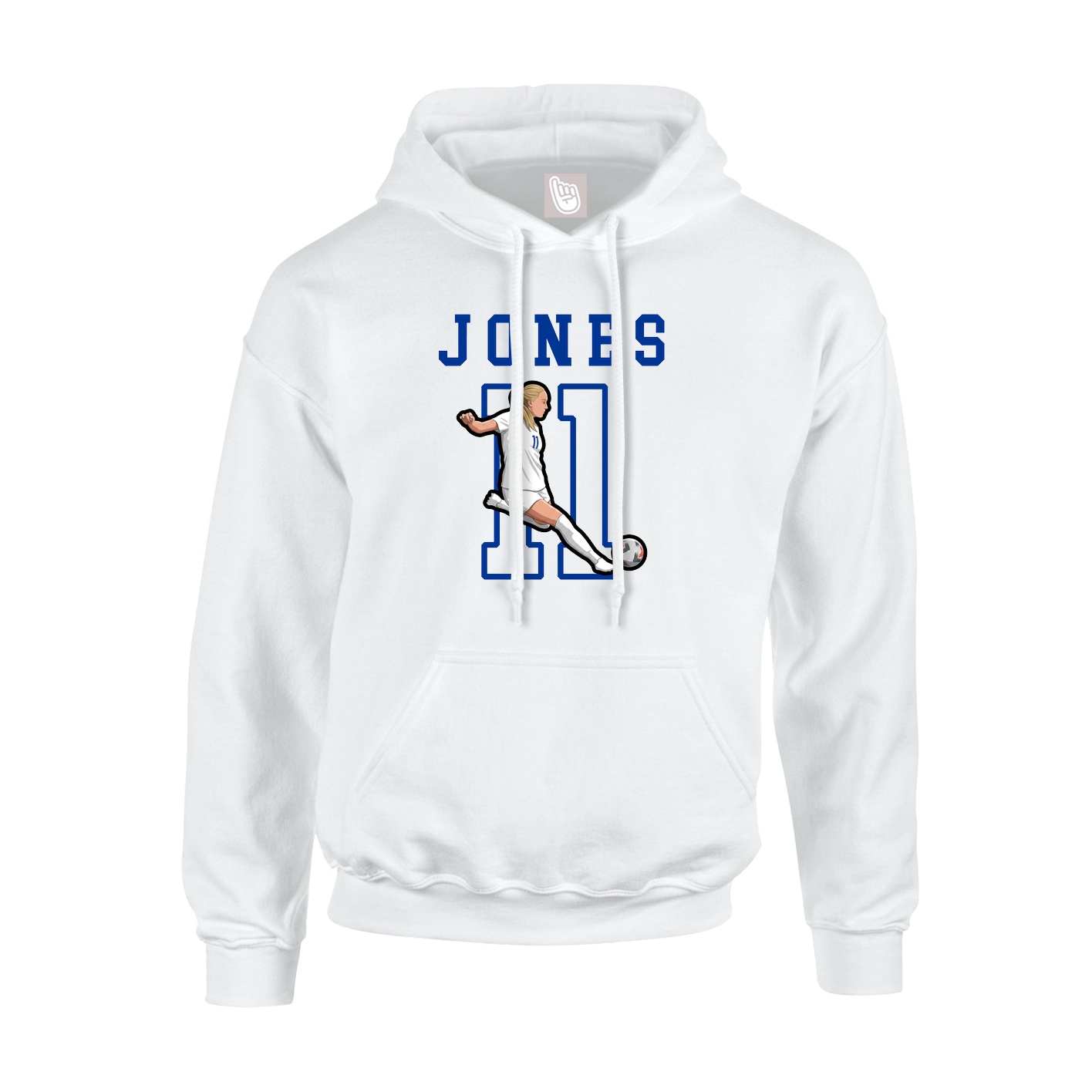 Hoodie — Shirsey in White
