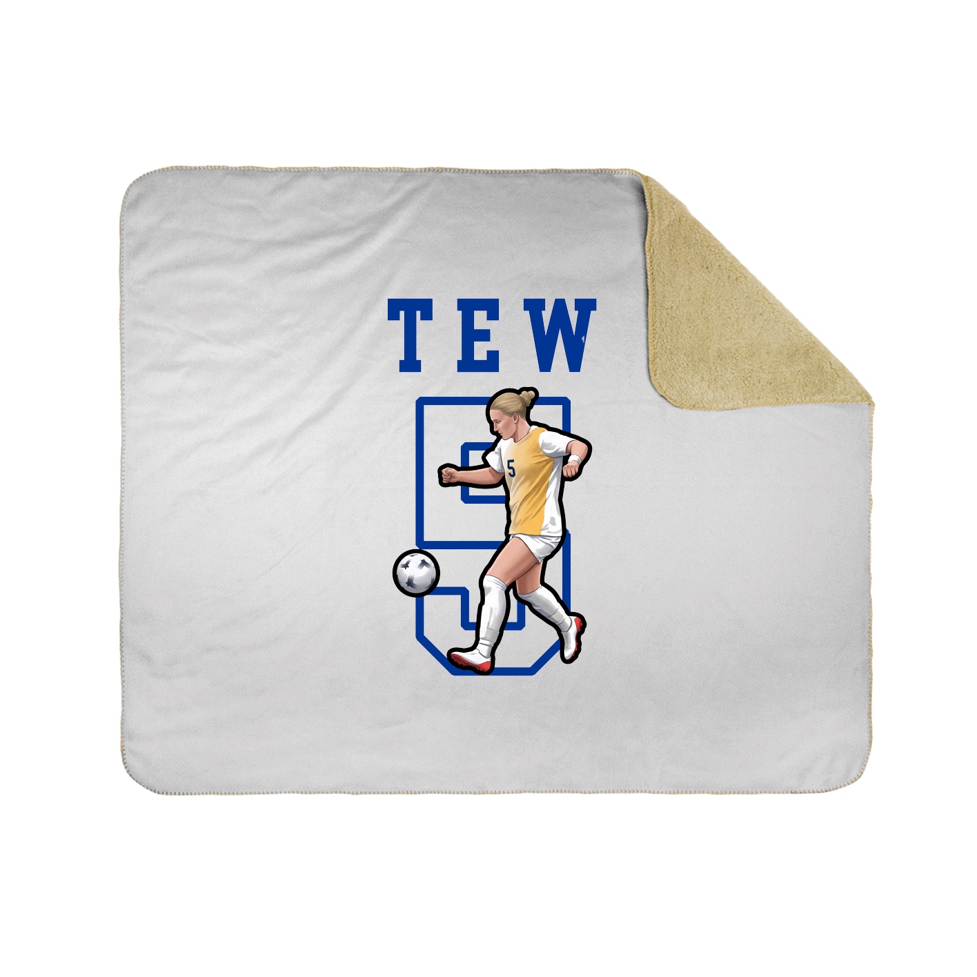 Throw Blanket — Shirsey in White