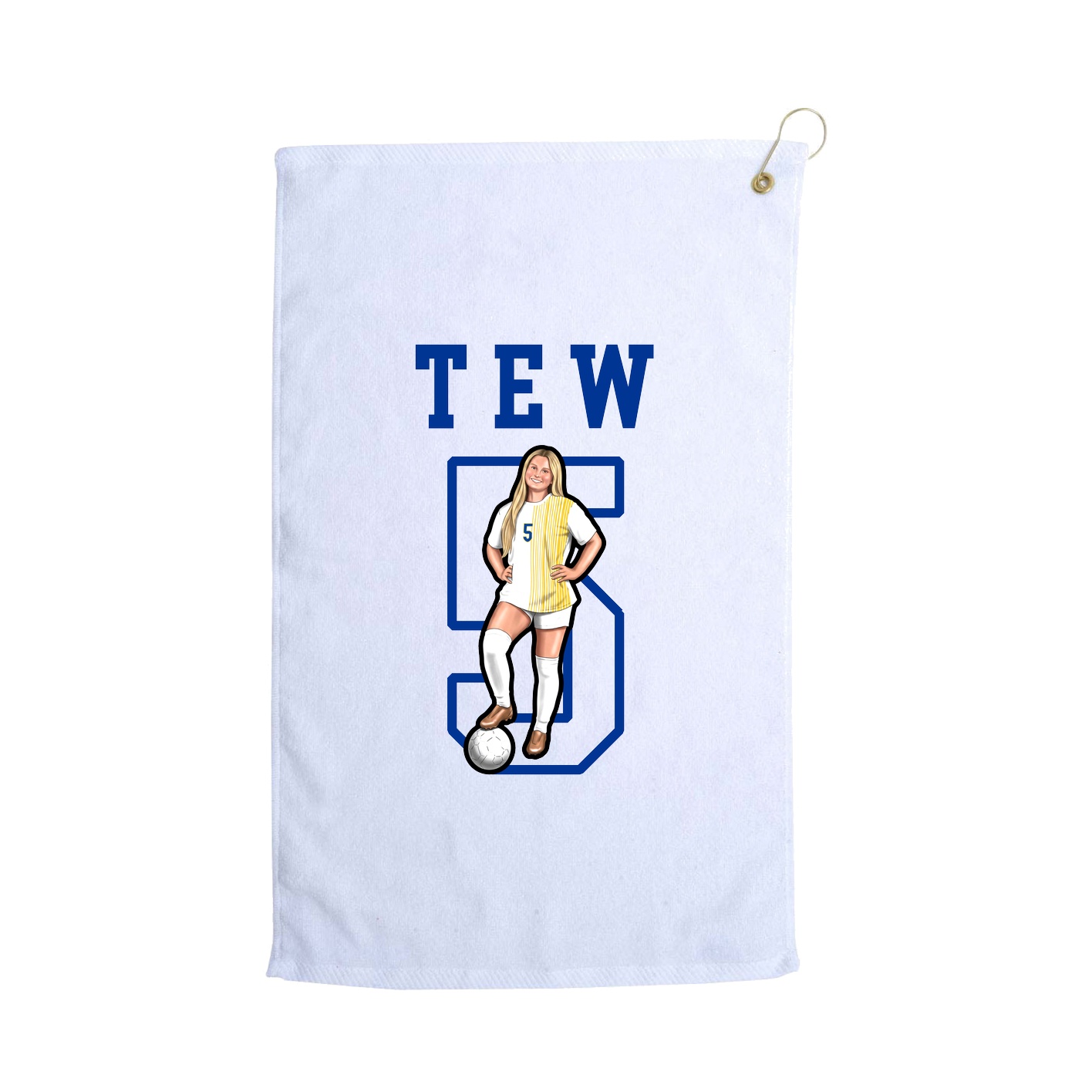 Golf Towel — Shirsey in White