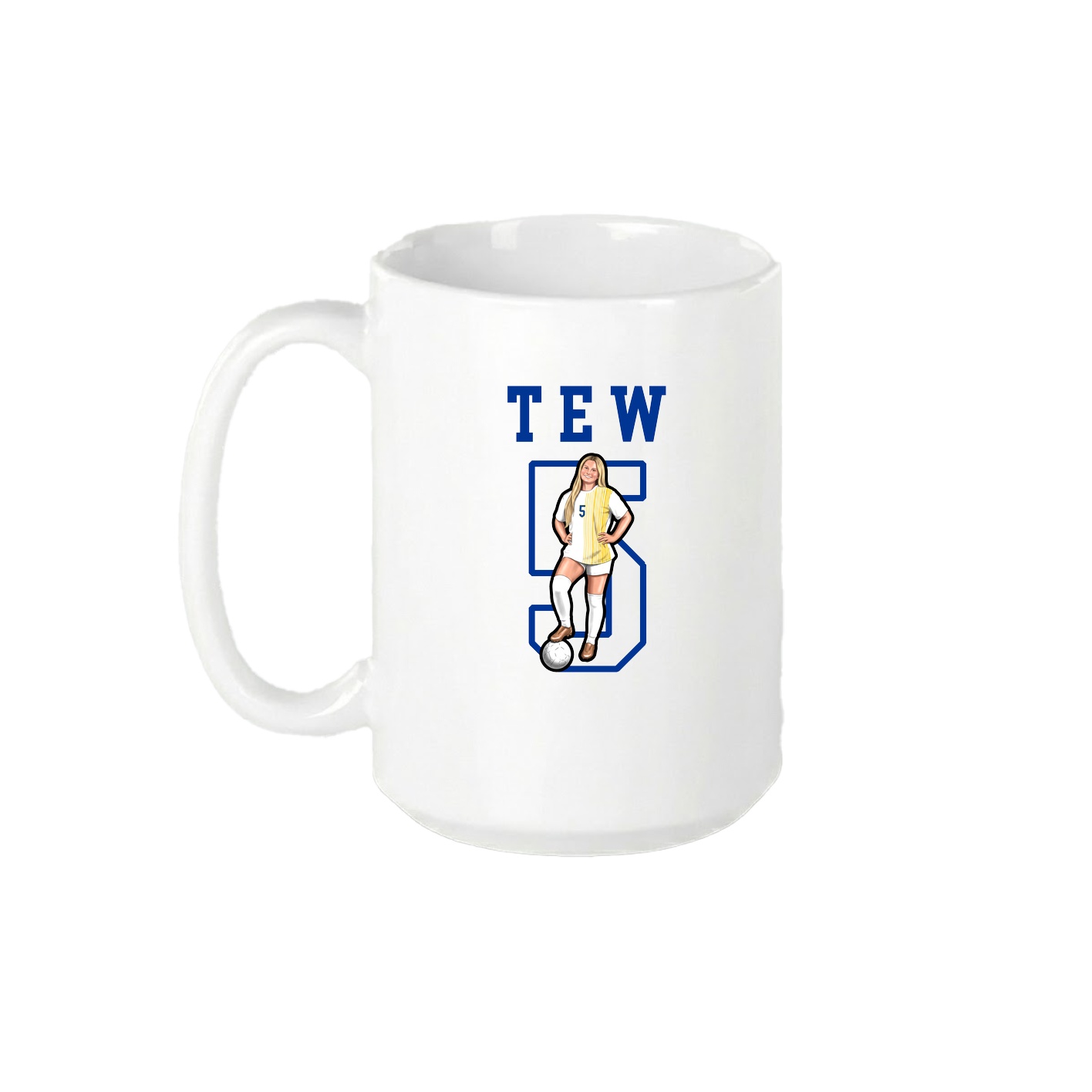 15oz Coffee Mug — Shirsey in White