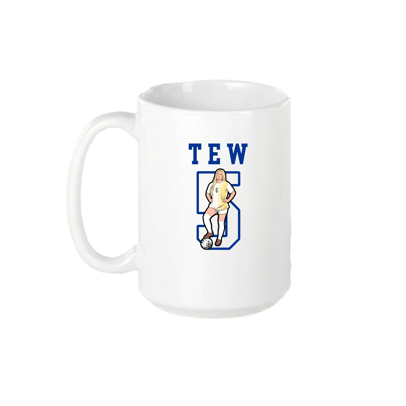 15oz Coffee Mug — Shirsey in White