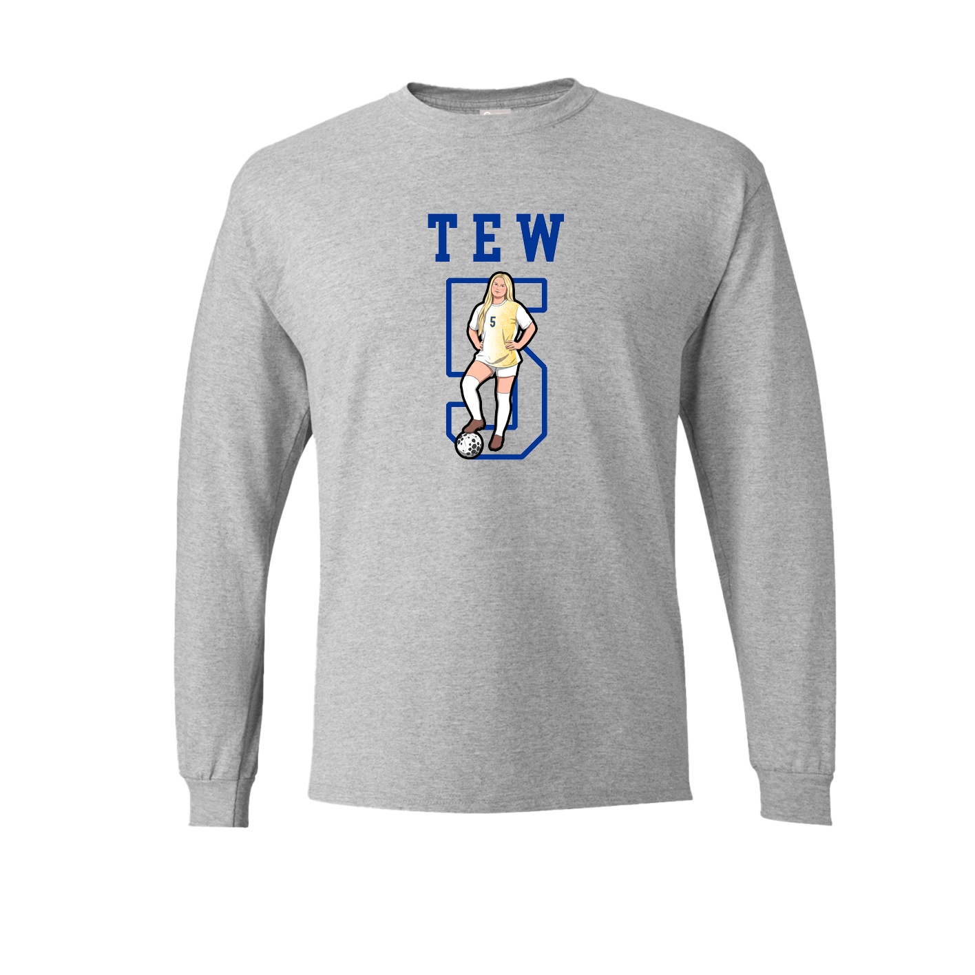 Long Sleeve Tee — Shirsey in Grey