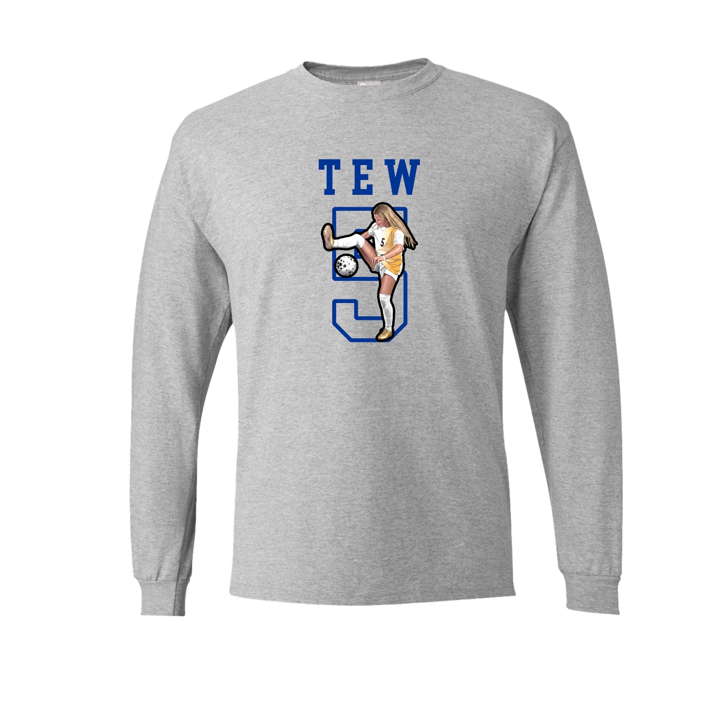 Long Sleeve Tee — Shirsey in Grey