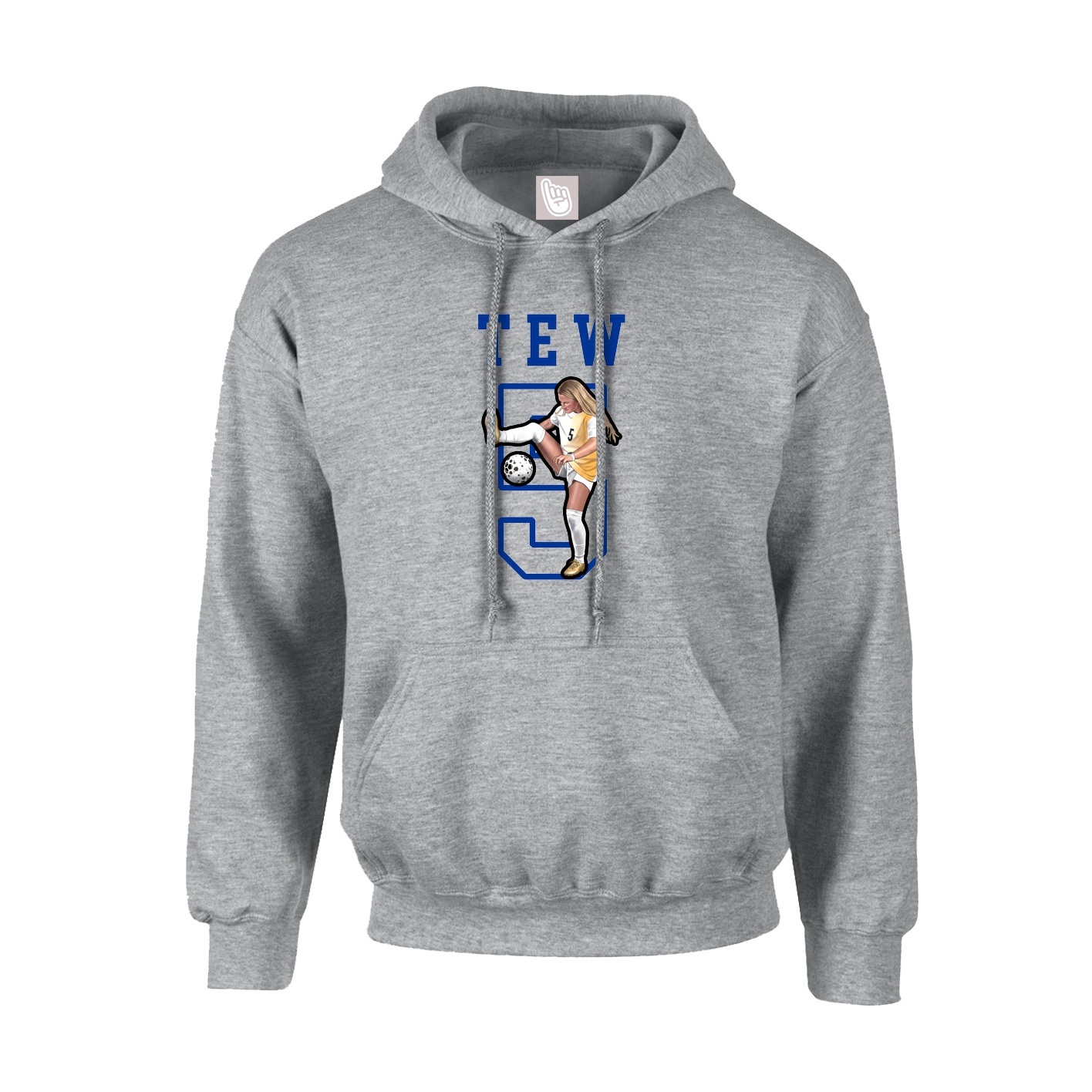 Youth Hoodie — Shirsey in Grey