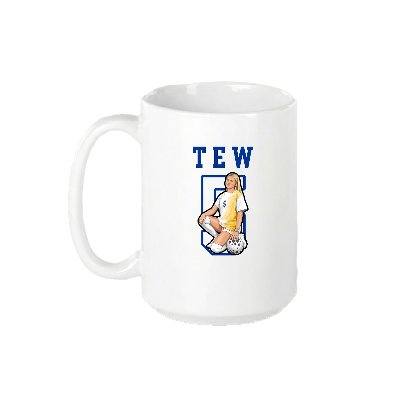 15oz Coffee Mug — Shirsey in White