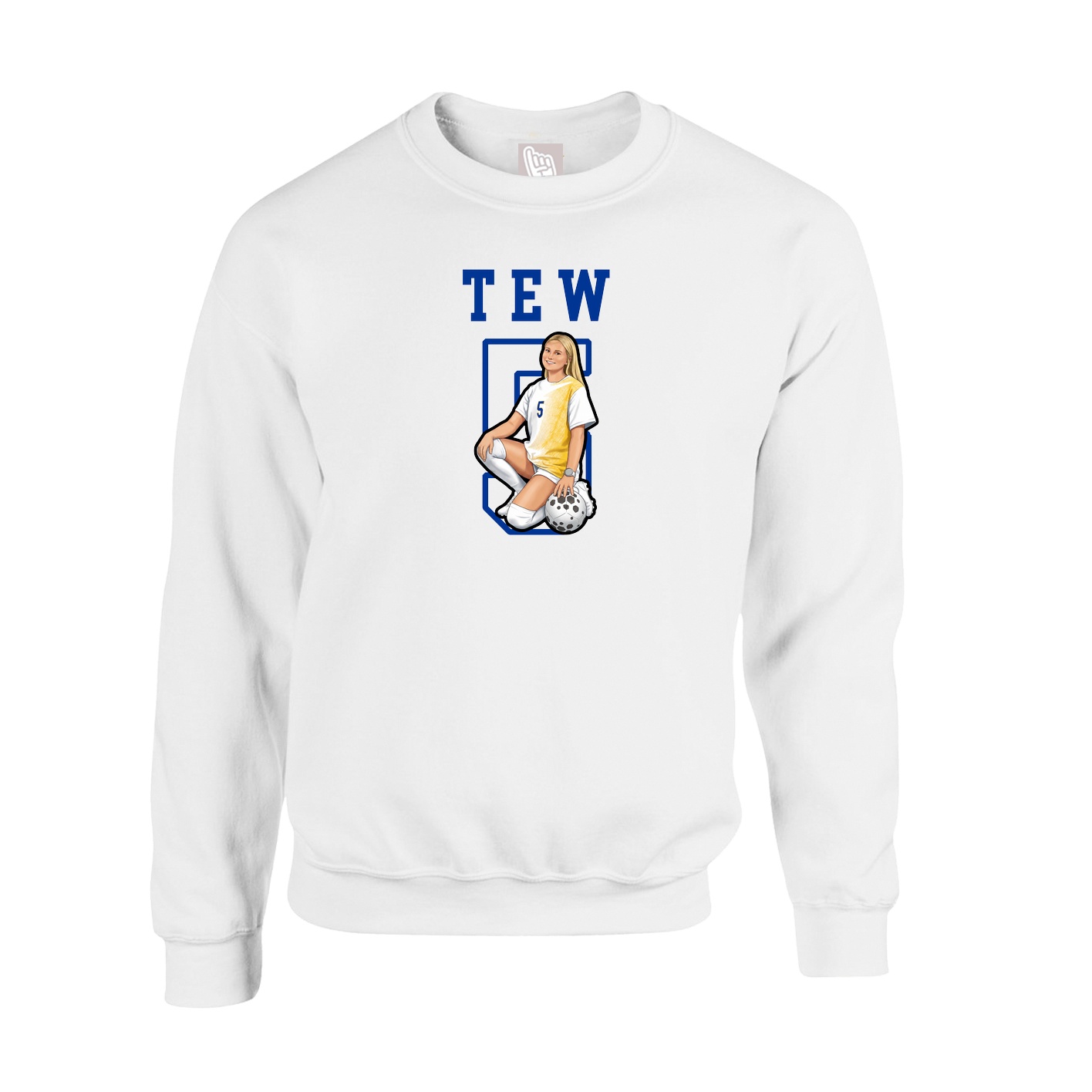 Fleece Crew — Shirsey in White