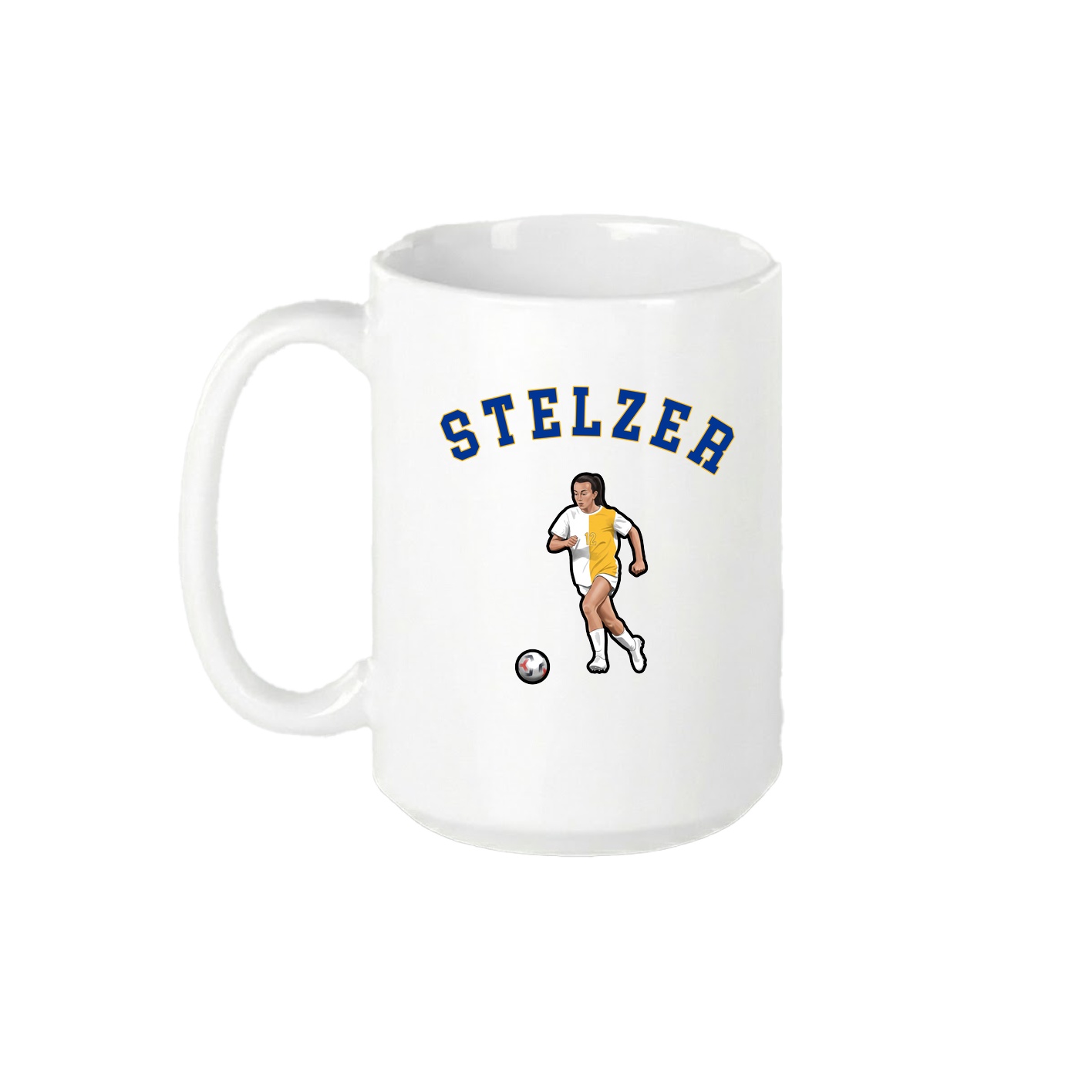15oz Coffee Mug — Shirsey Arch in White