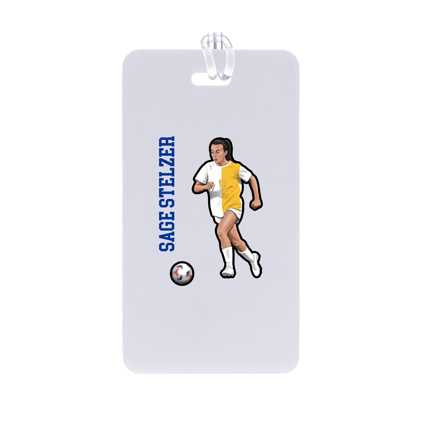 Bag Tag — Name Vertical in Classic