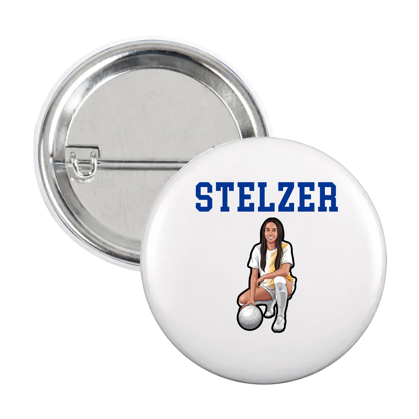 Game Day Button — Shirsey in White