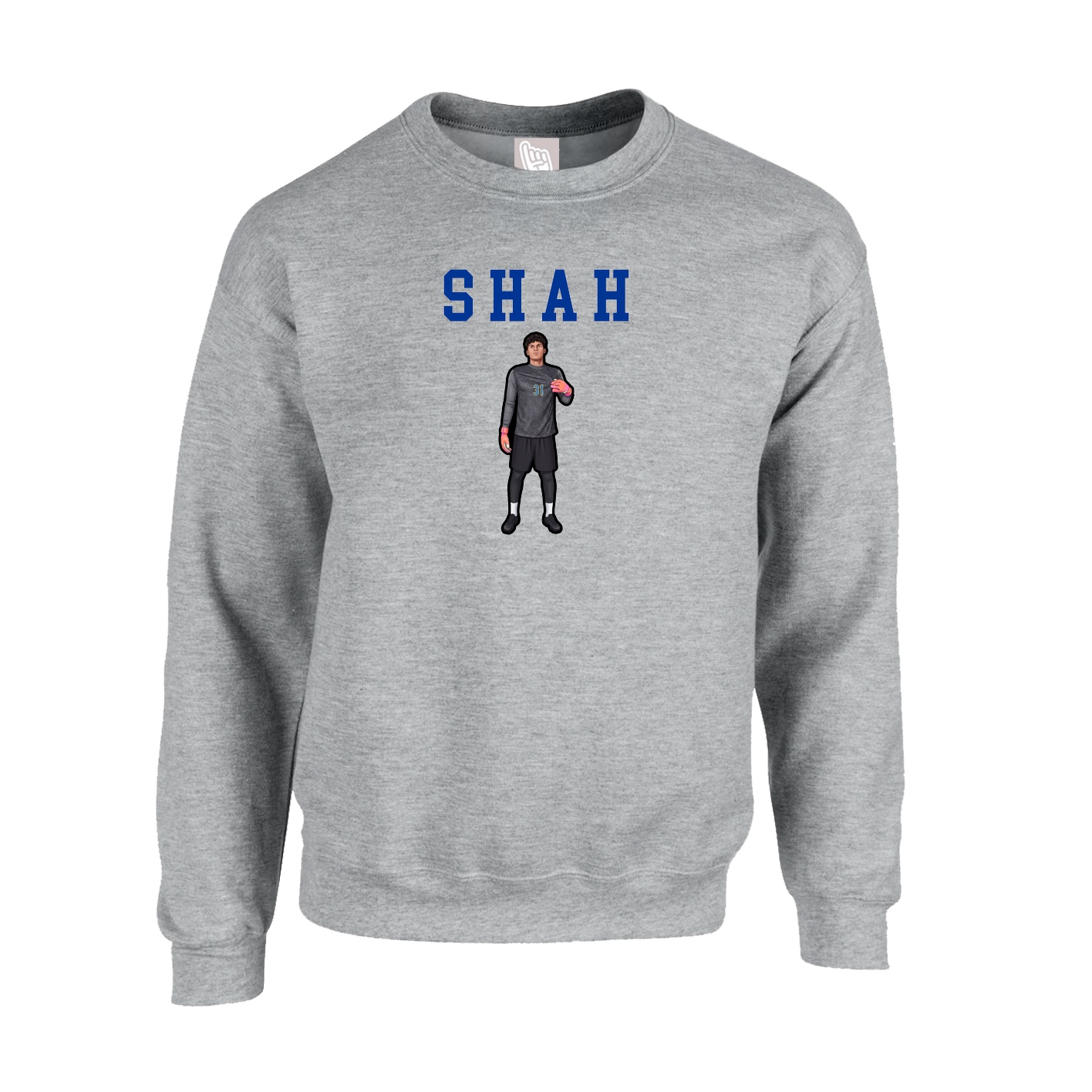 Fleece Crew — Shirsey in Grey