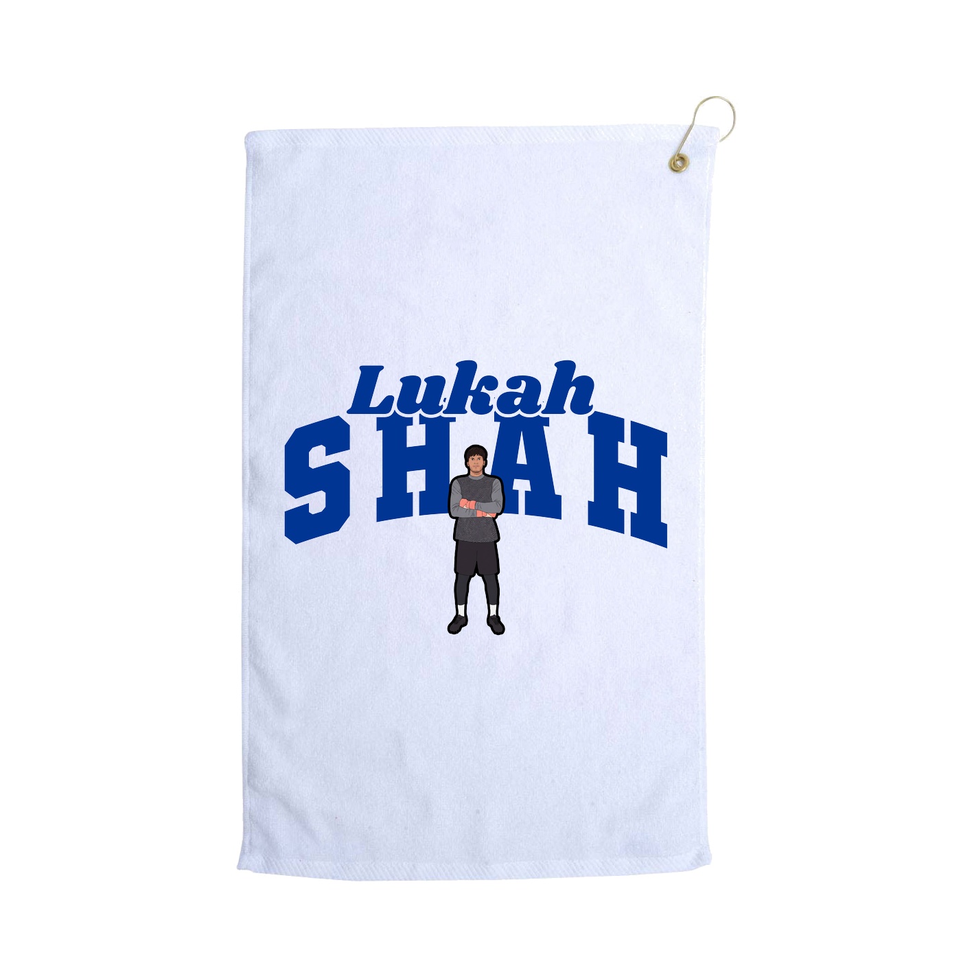 Golf Towel — Signature Arch in White