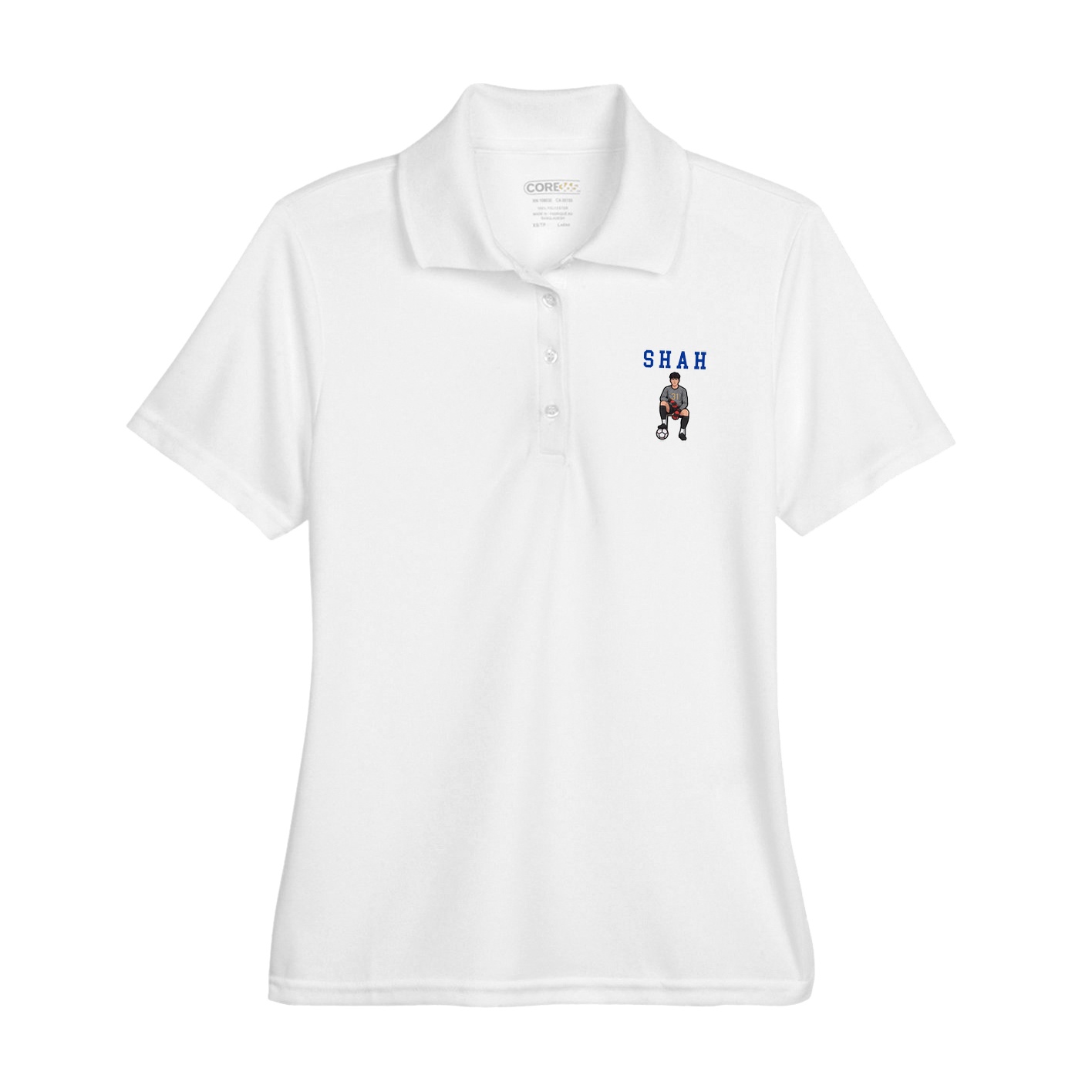 Womens Performance Polo — Shirsey in White