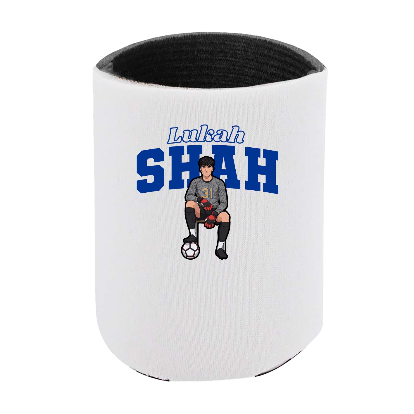 Can Holder — Name Arch in White