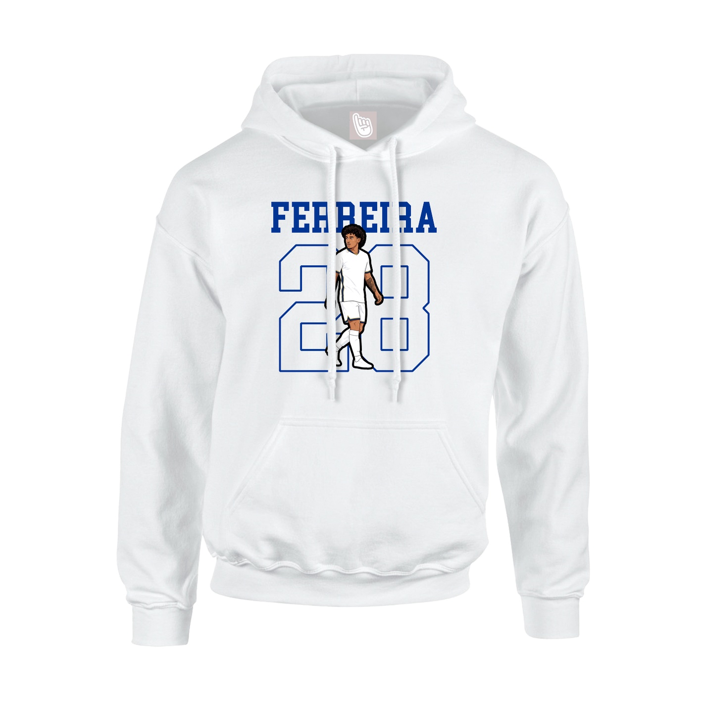 Hoodie — Shirsey in White